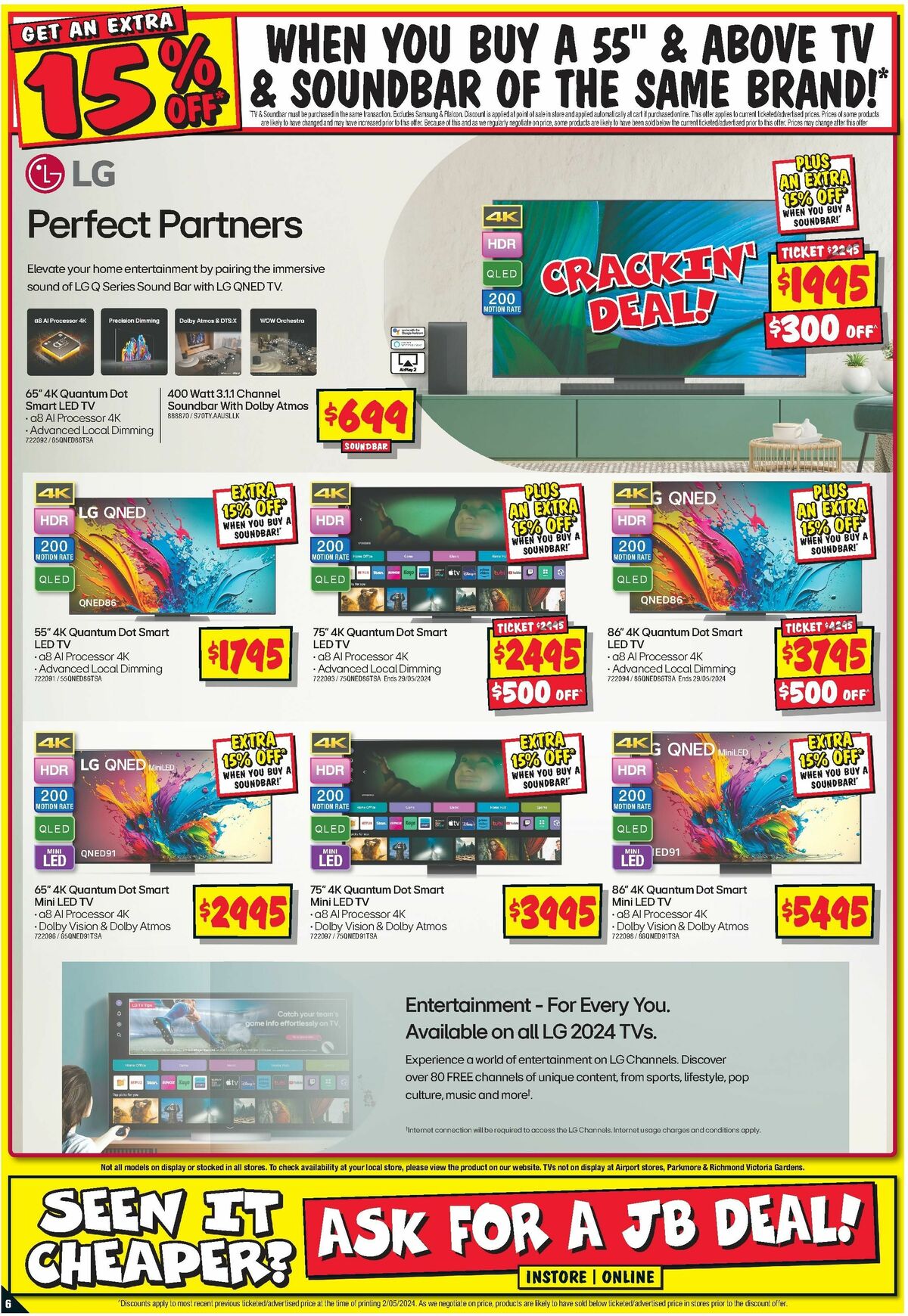 JB Hi-Fi Big Screen Catalogues from 16 May