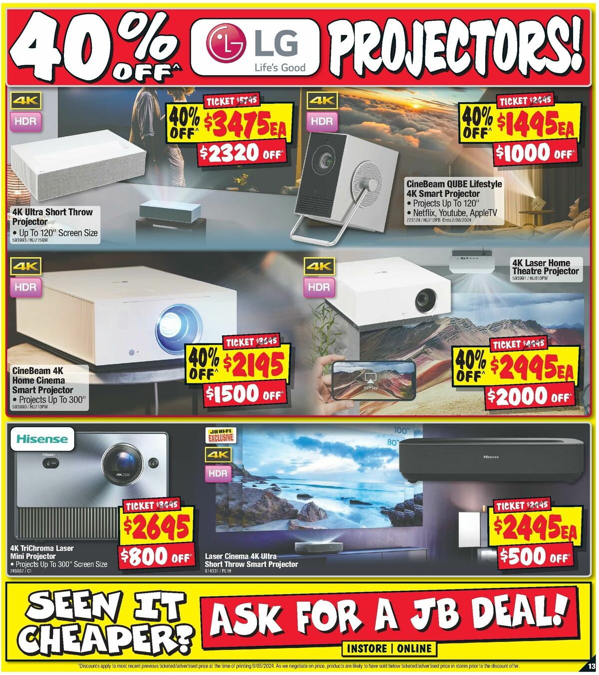 JB Hi-Fi Smashing Prices Catalogues from 23 May