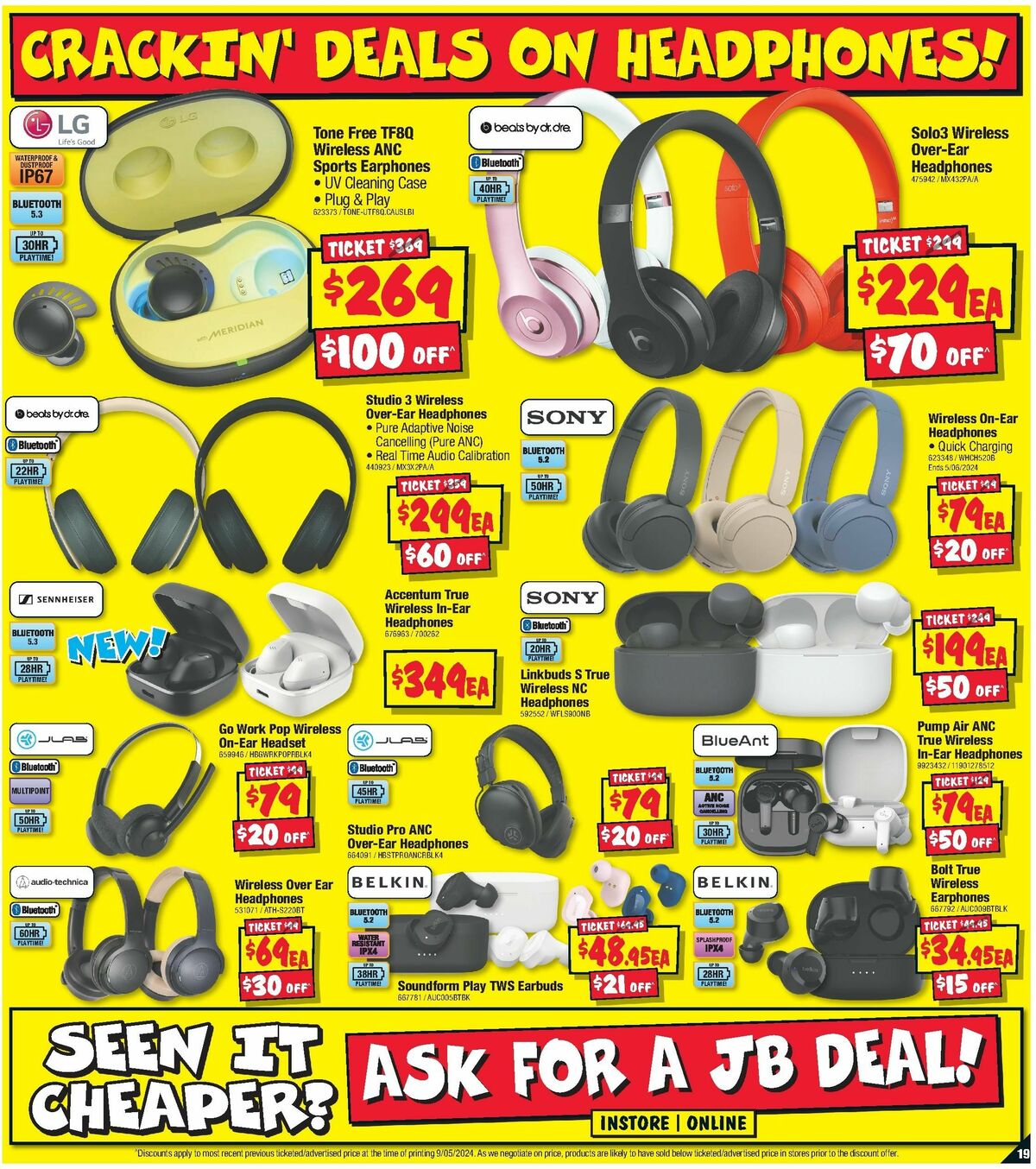 JB Hi-Fi Smashing Prices Catalogues from 23 May