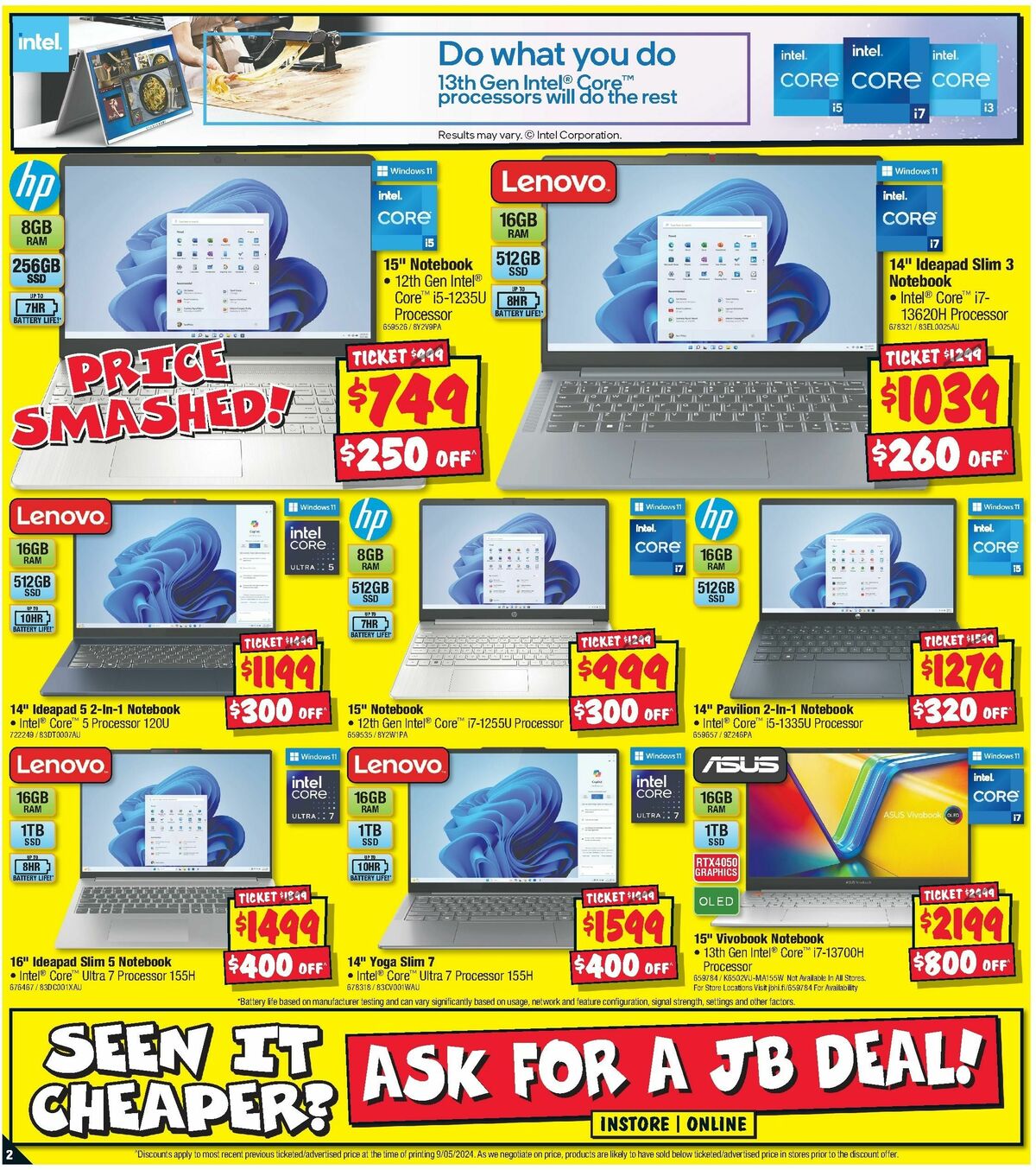 JB Hi-Fi Smashing Prices Catalogues from 23 May