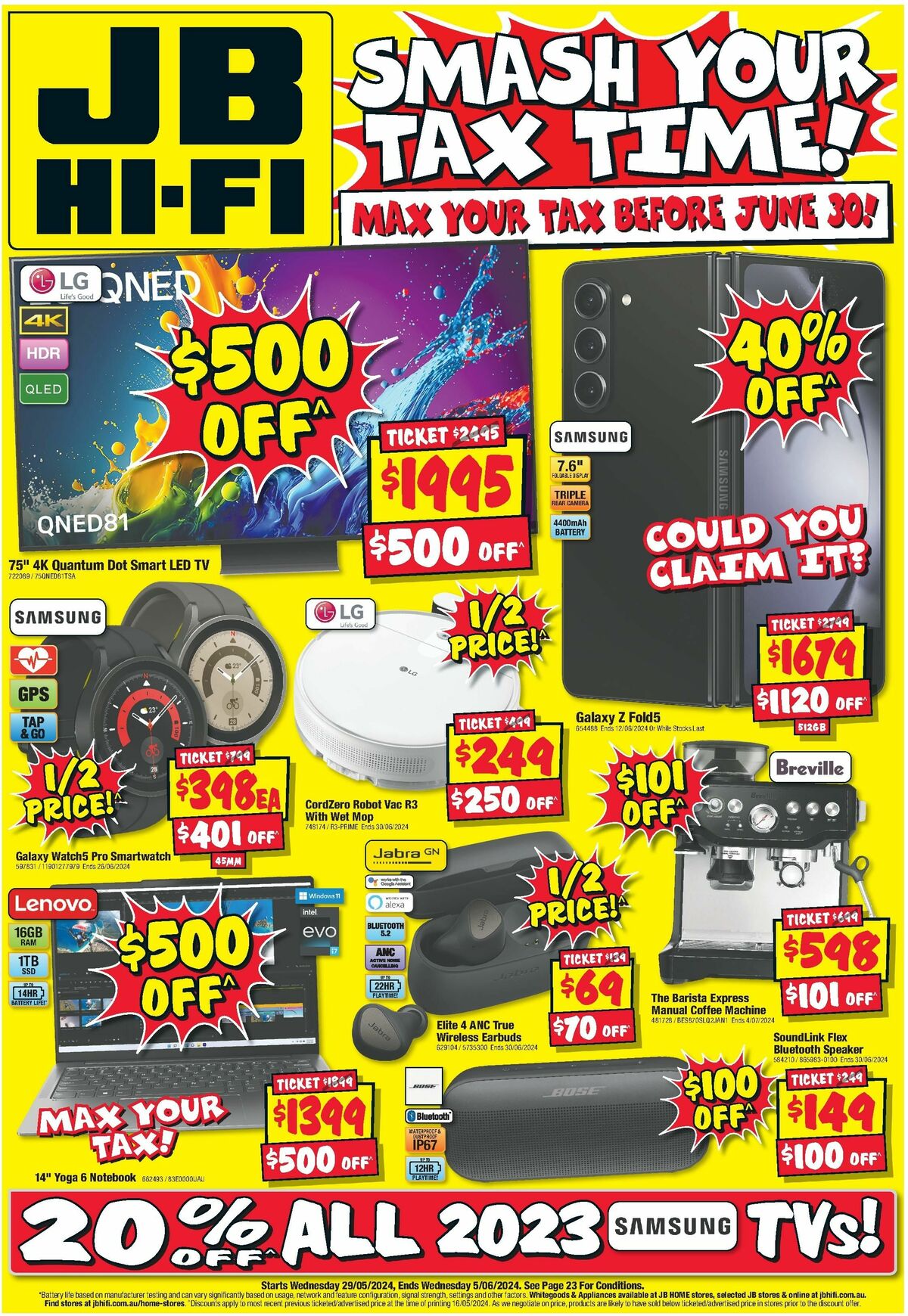 JB Hi-Fi Catalogues from 29 May