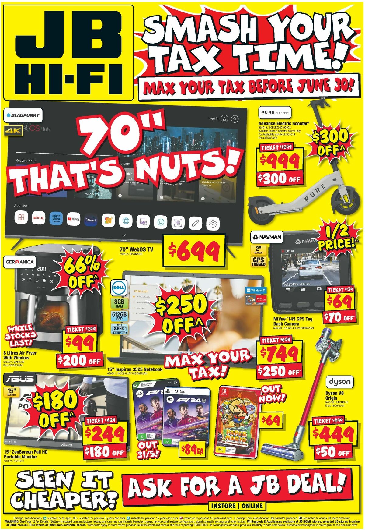 JB Hi-Fi Catalogues from 29 May