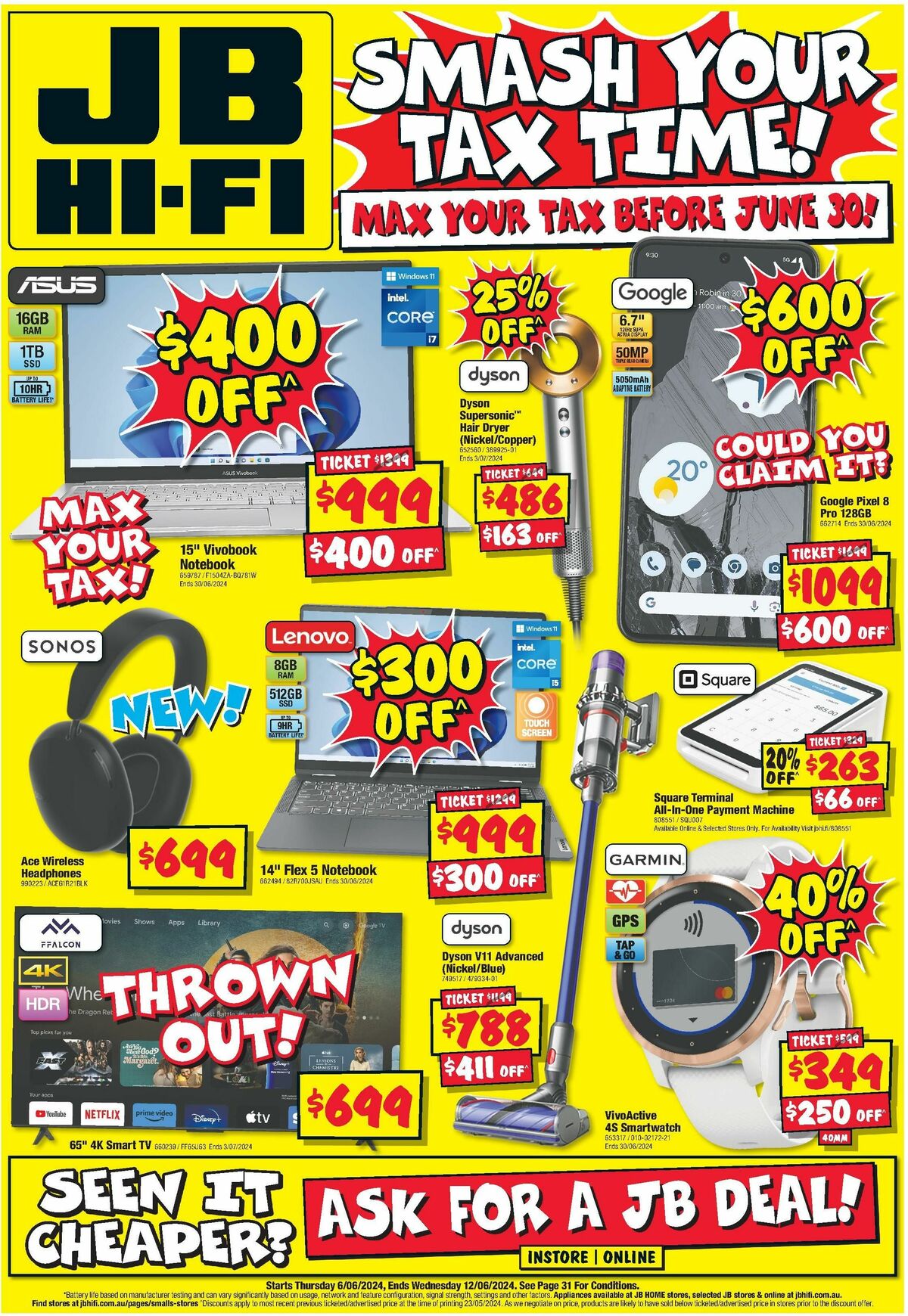 JB Hi-Fi Catalogues from 6 June