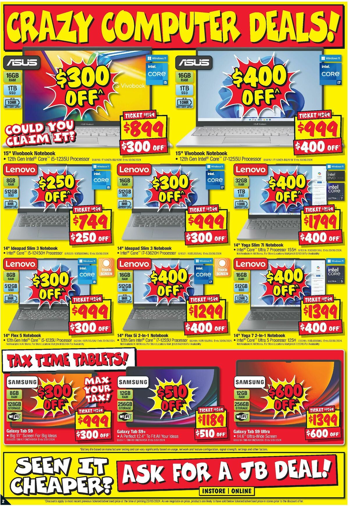 JB Hi-Fi Catalogues from 6 June