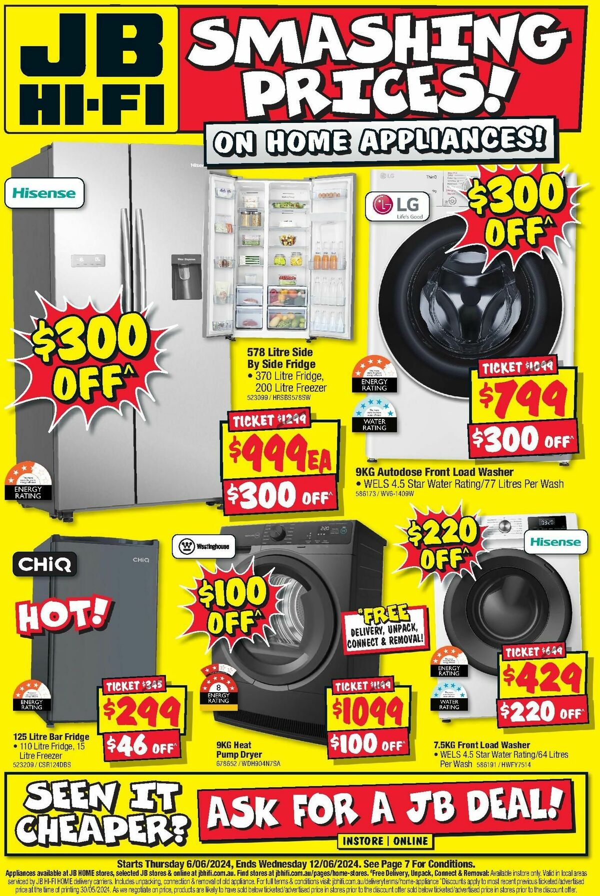 JB Hi-Fi Home Appliances Catalogues from 6 June