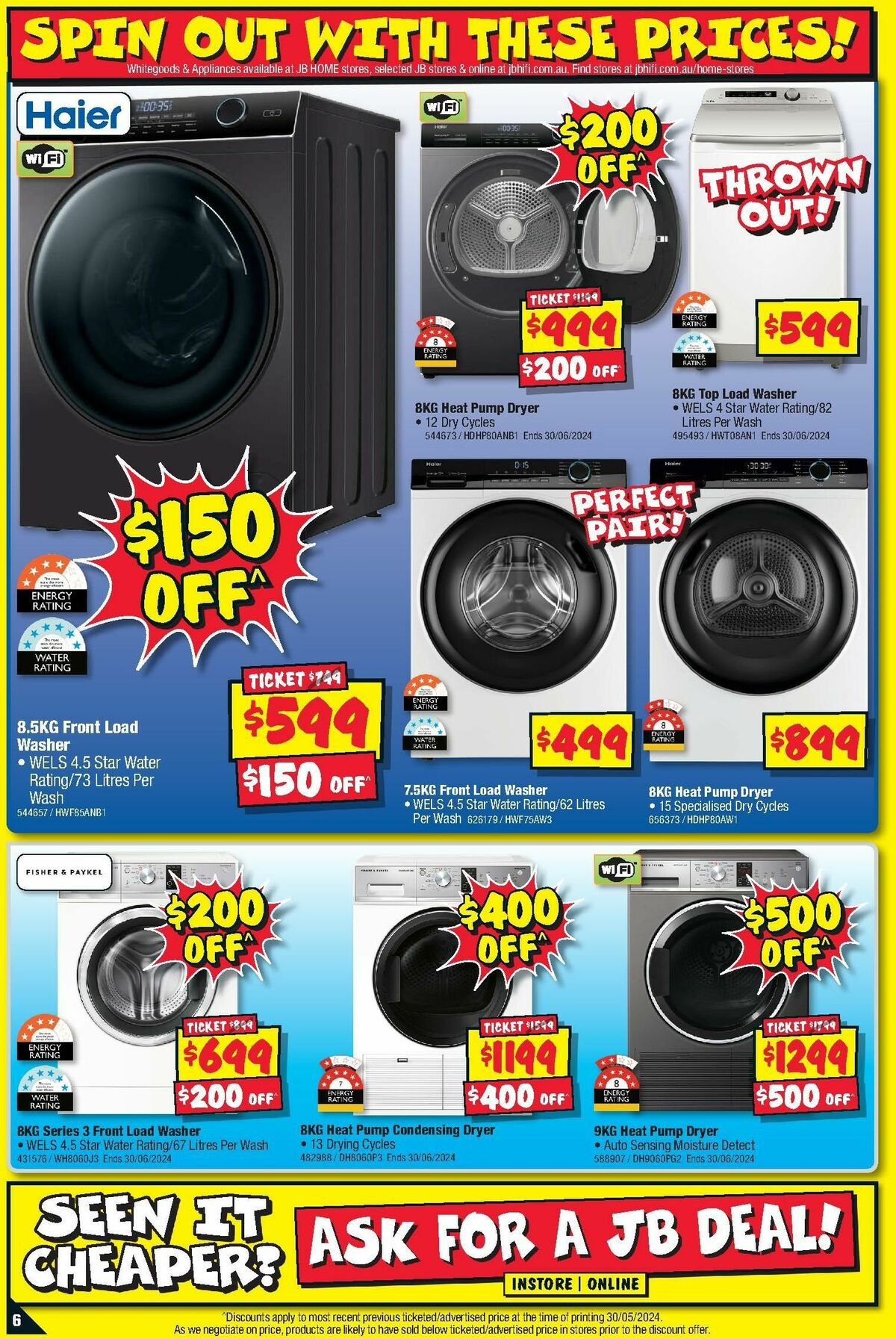 JB Hi-Fi Home Appliances Catalogues from 6 June