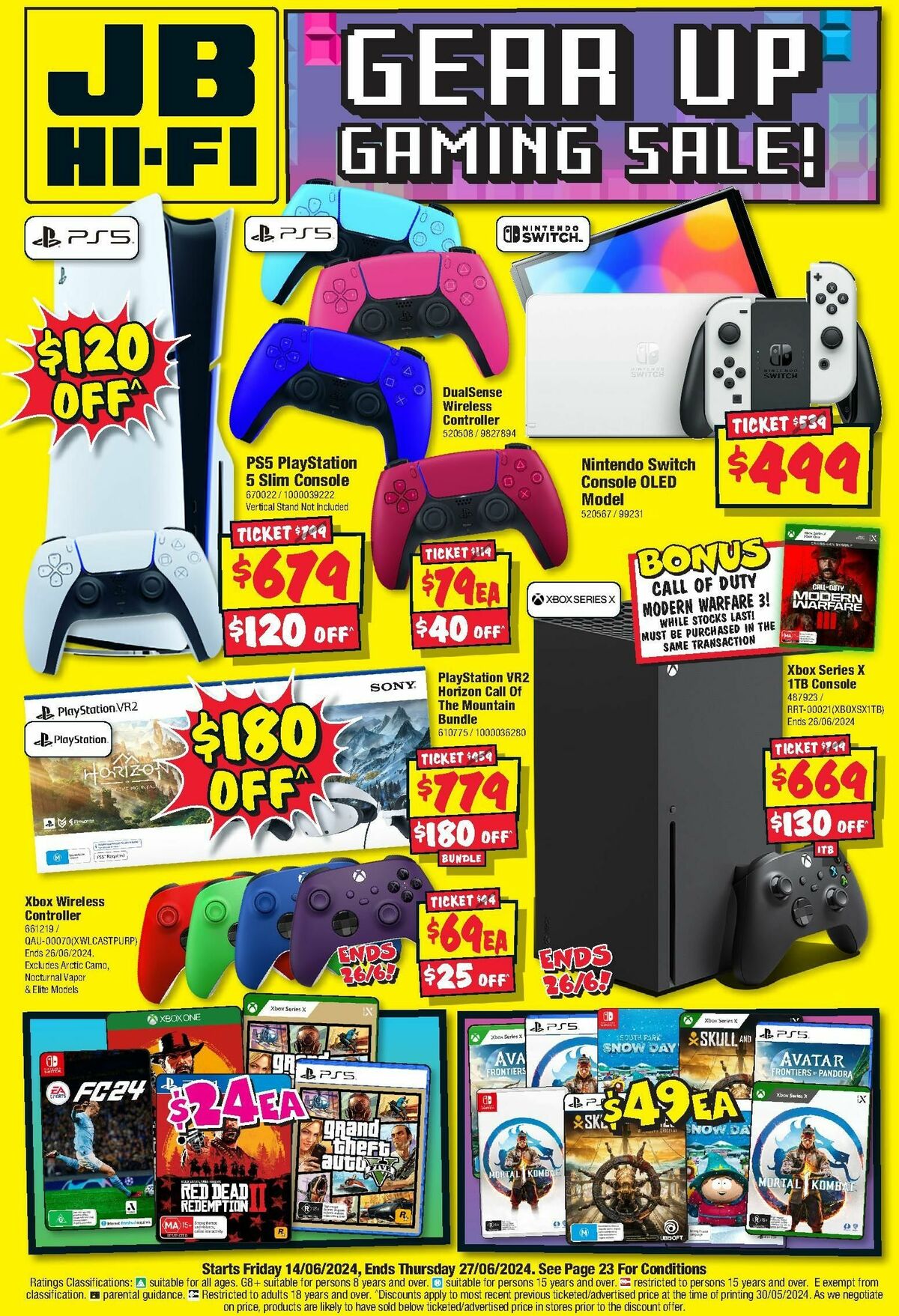 JB Hi-Fi Gaming Catalogues from 14 June