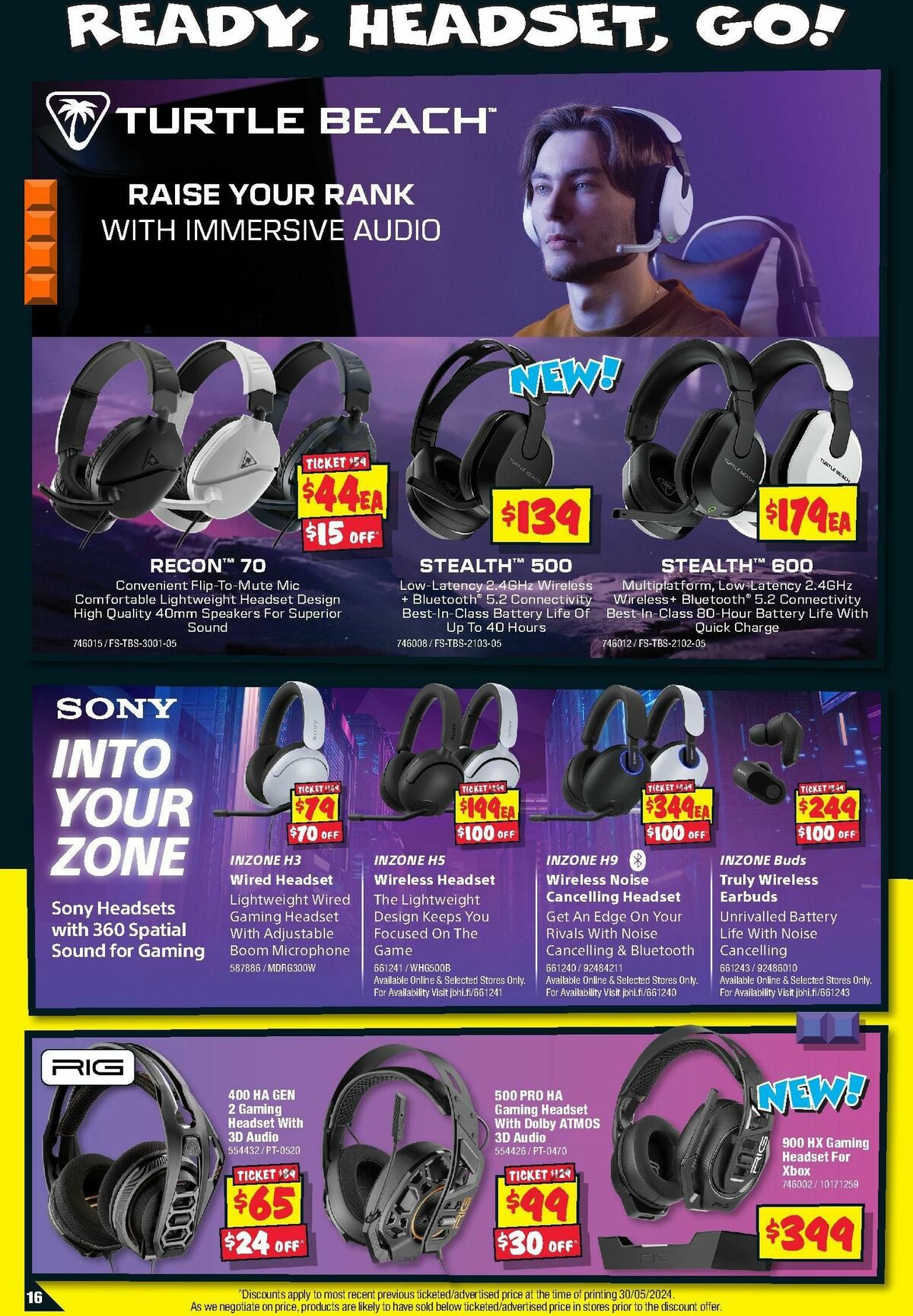 JB Hi-Fi Gaming Catalogues from 14 June