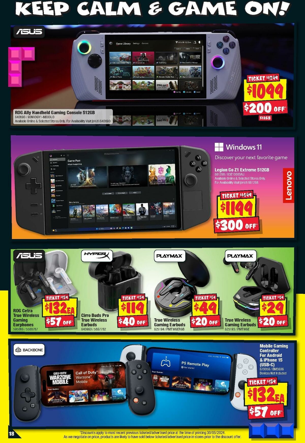 JB Hi-Fi Gaming Catalogues from 14 June