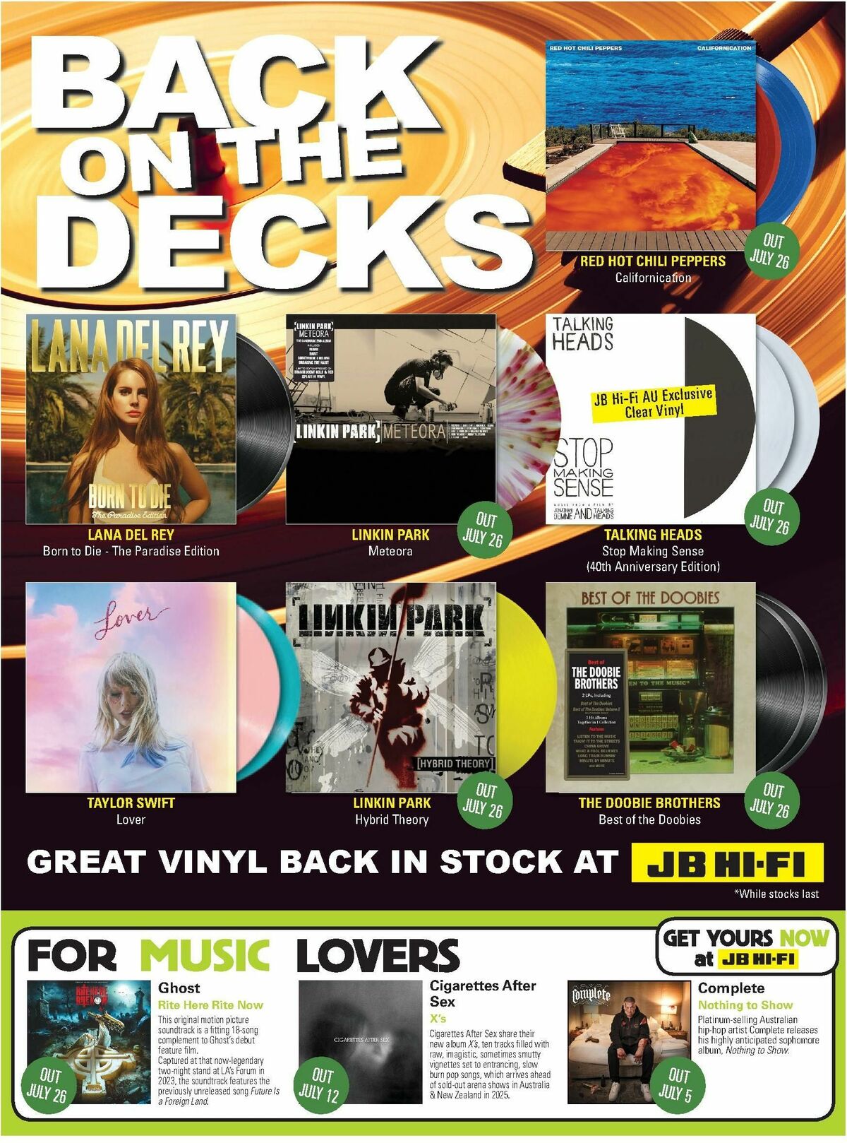 JB Hi-Fi Magazine July Catalogues from 1 July