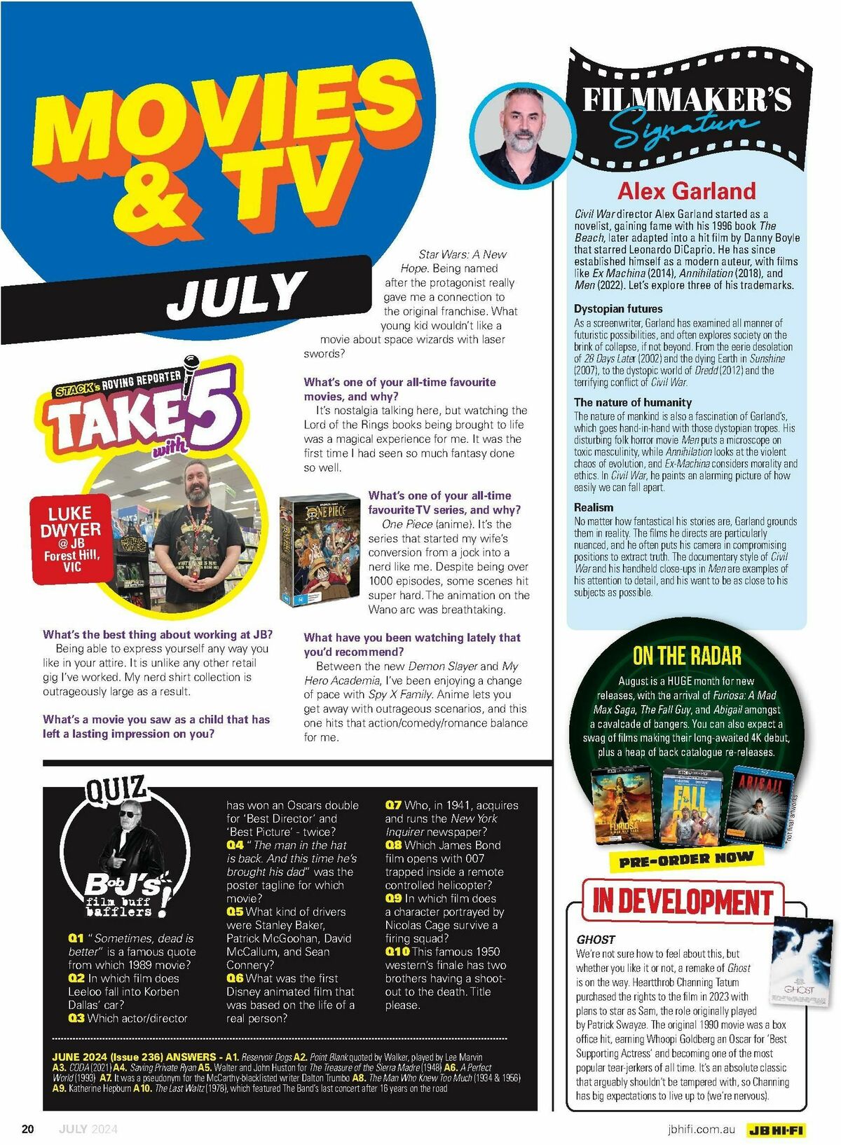 JB Hi-Fi Magazine July Catalogues from 1 July