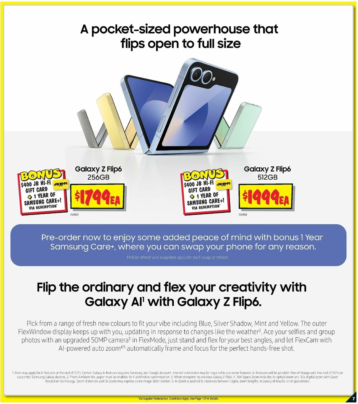 JB Hi-Fi Samsung Catalogues from 11 July