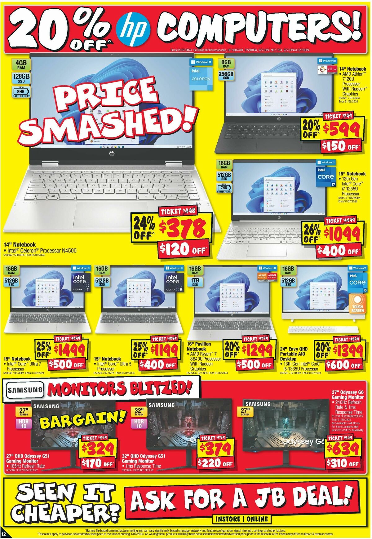 JB Hi-Fi Big Screen Sale Catalogues from 18 July