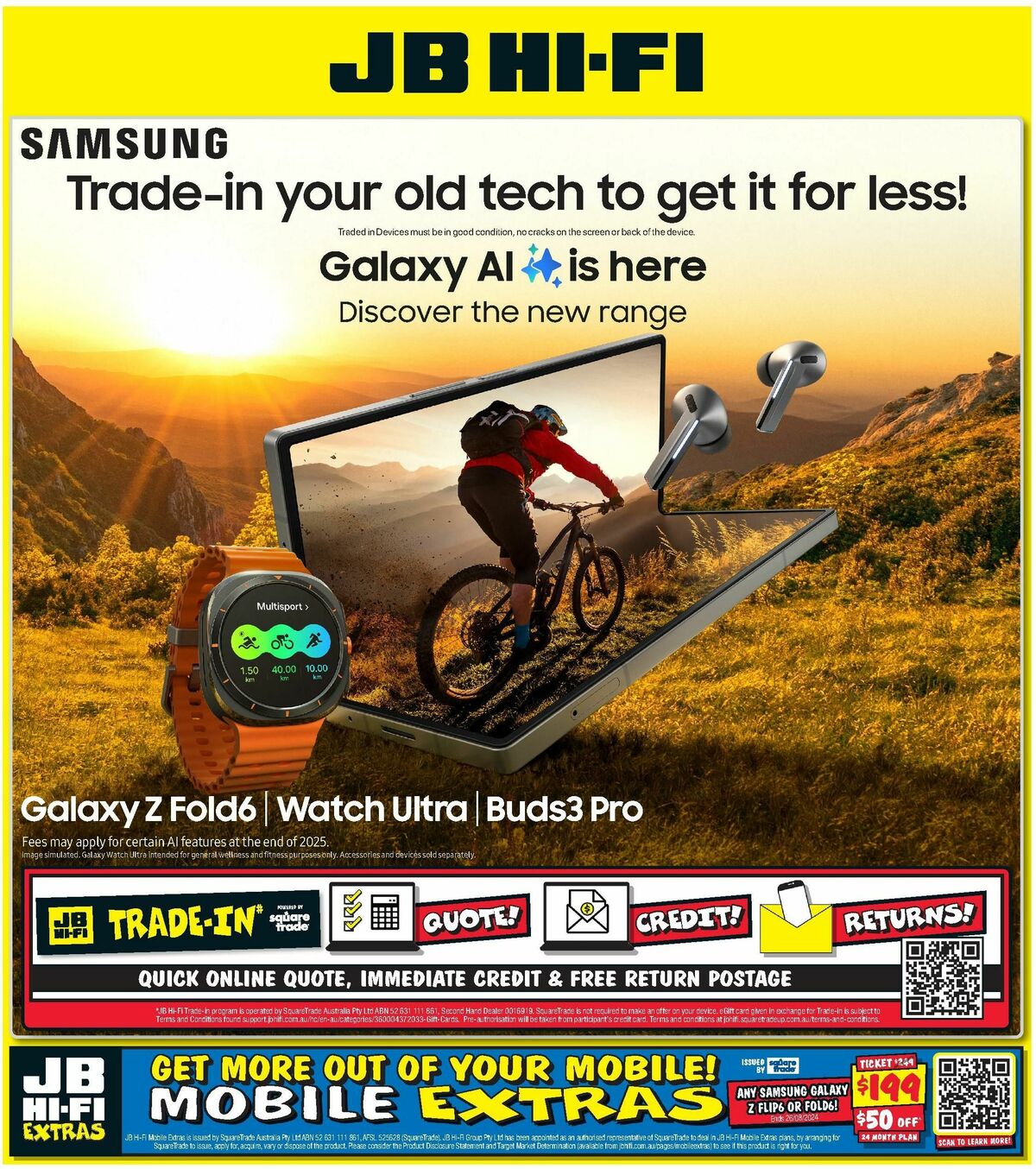 JB Hi-Fi Samsung Galaxy Catalogues from 31 July