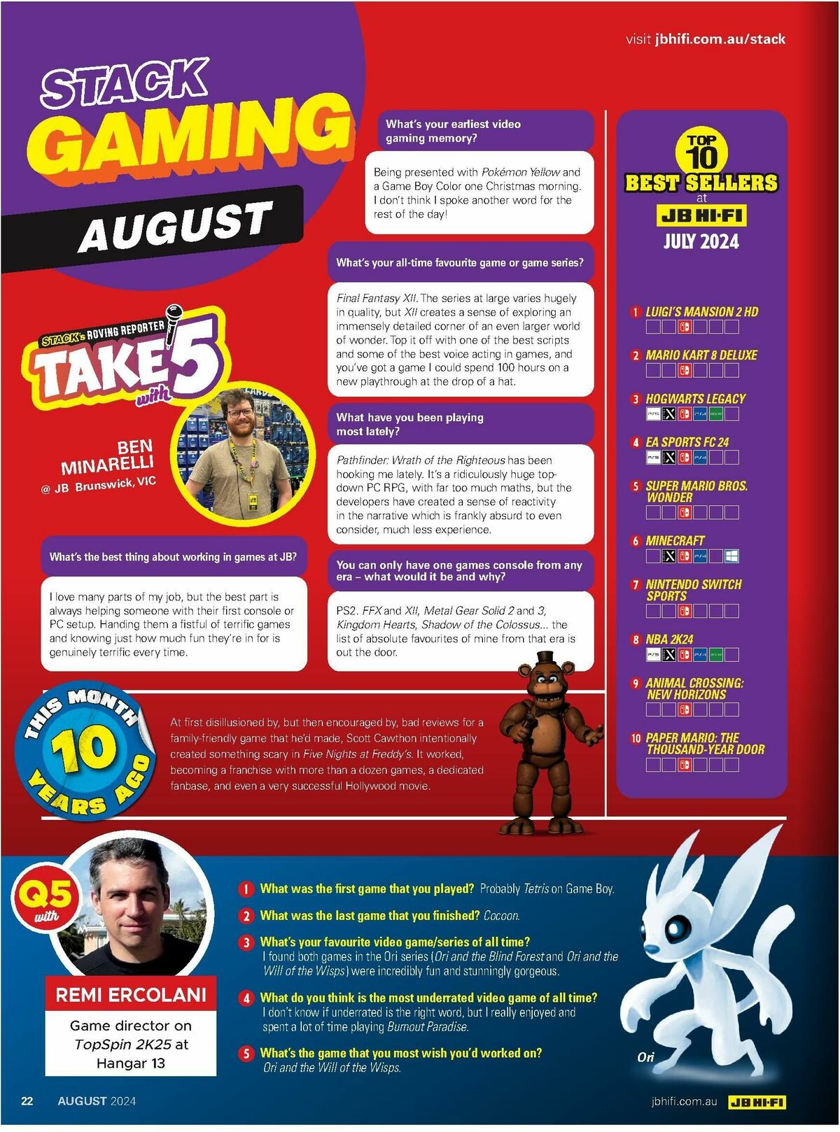 JB Hi-Fi Magazine August Catalogues from 1 August