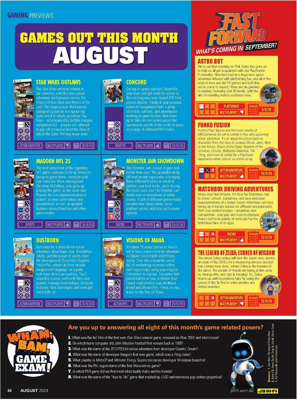 JB Hi-Fi Magazine August Catalogues from 1 August