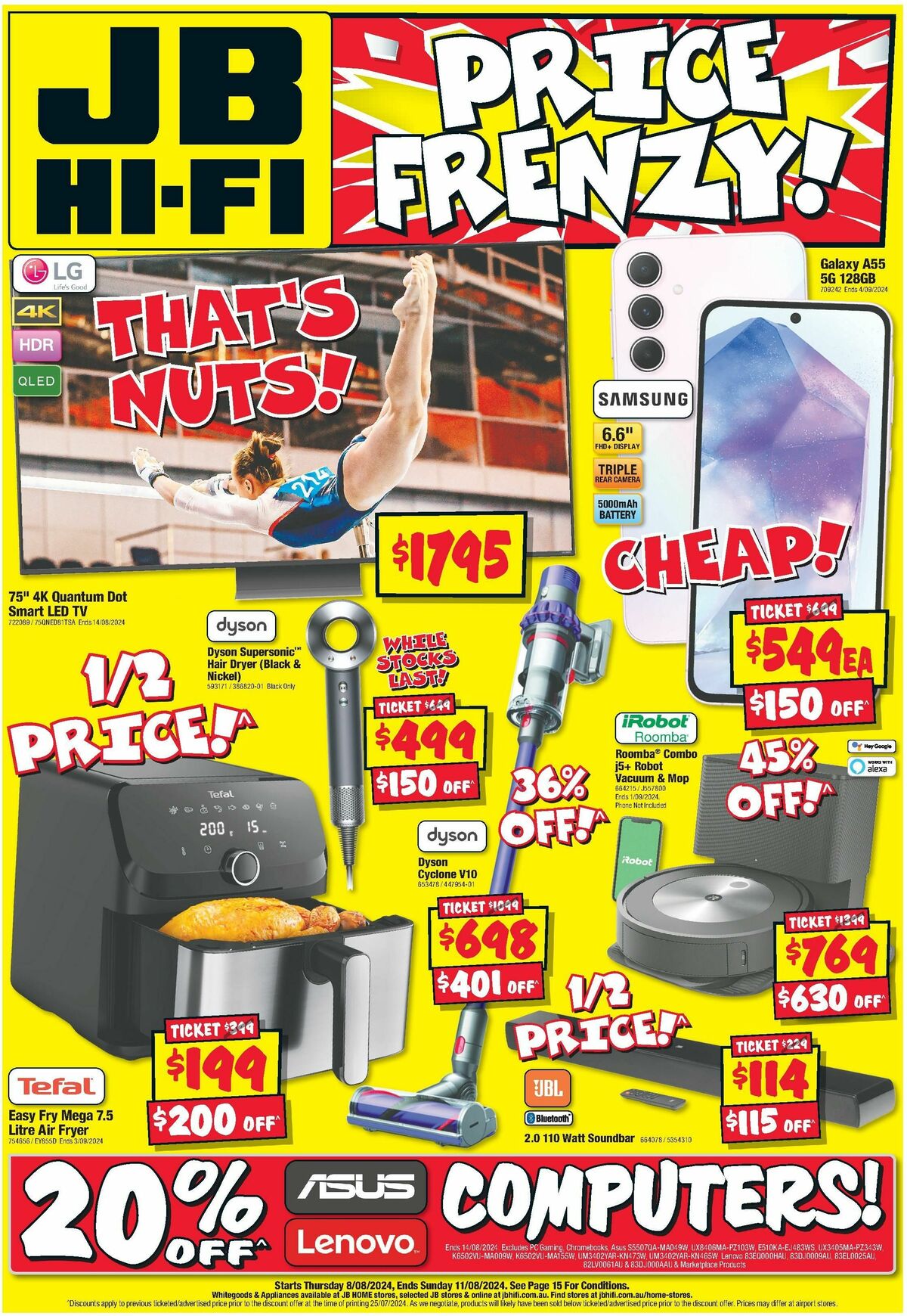 JB Hi-Fi Catalogues from 8 August