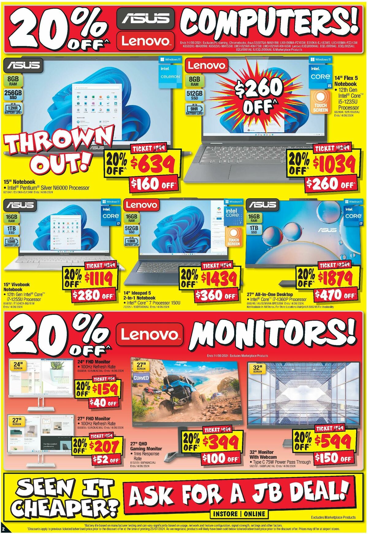 JB Hi-Fi Catalogues from 8 August