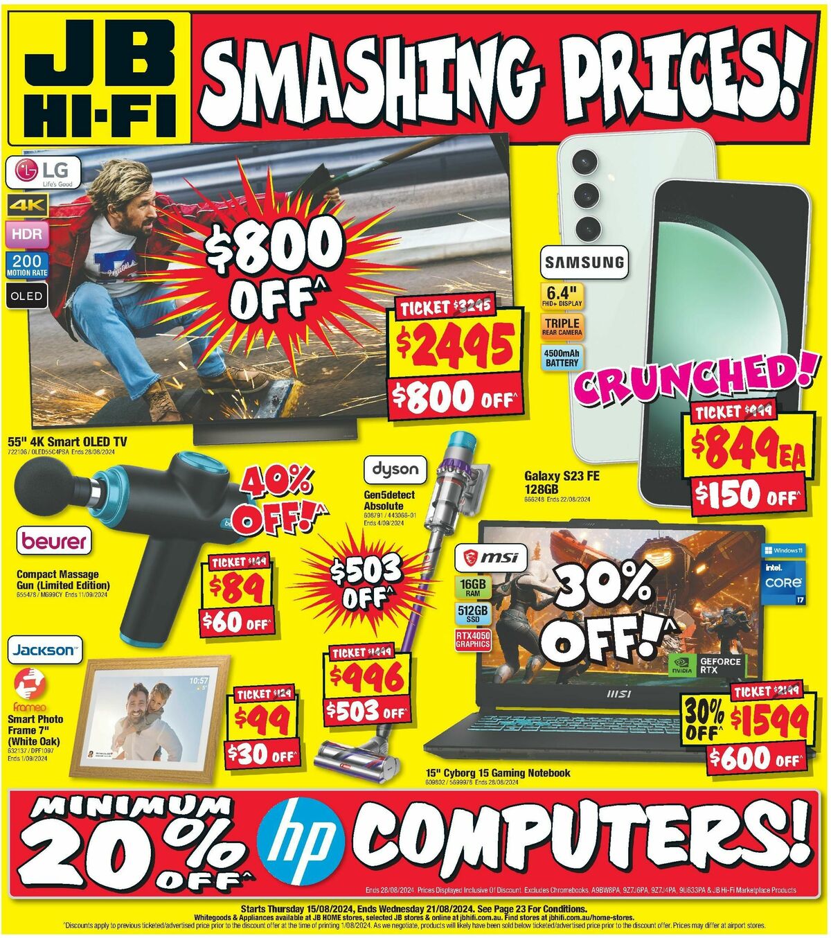 JB Hi-Fi Catalogues from 15 August