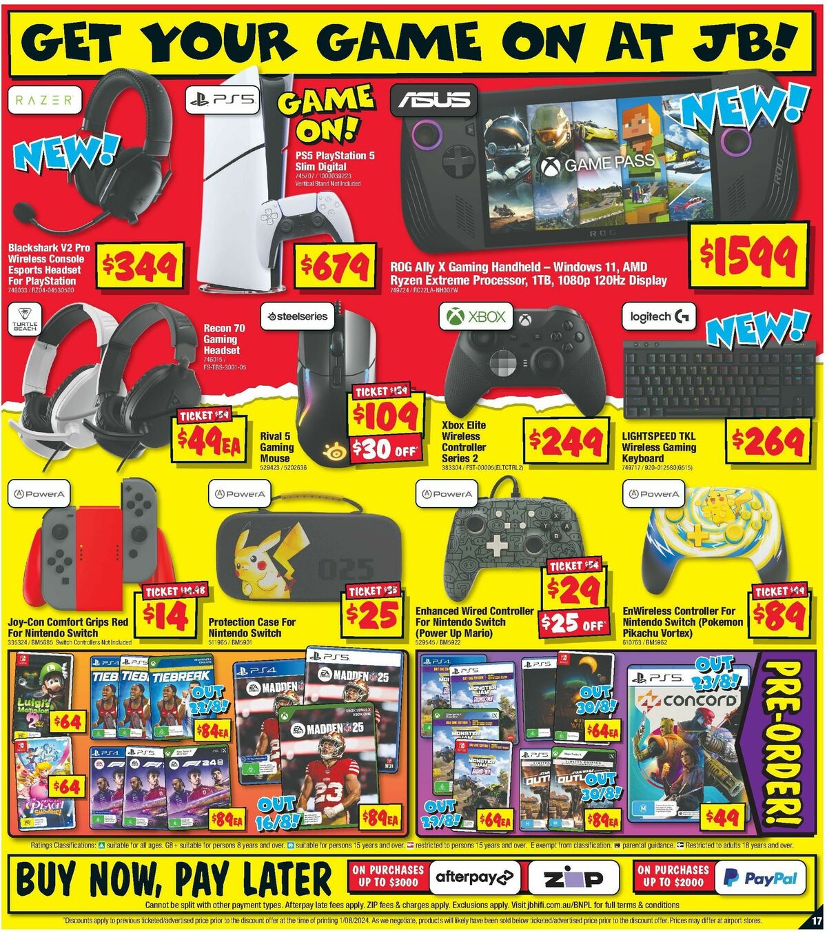 JB Hi-Fi Catalogues from 15 August