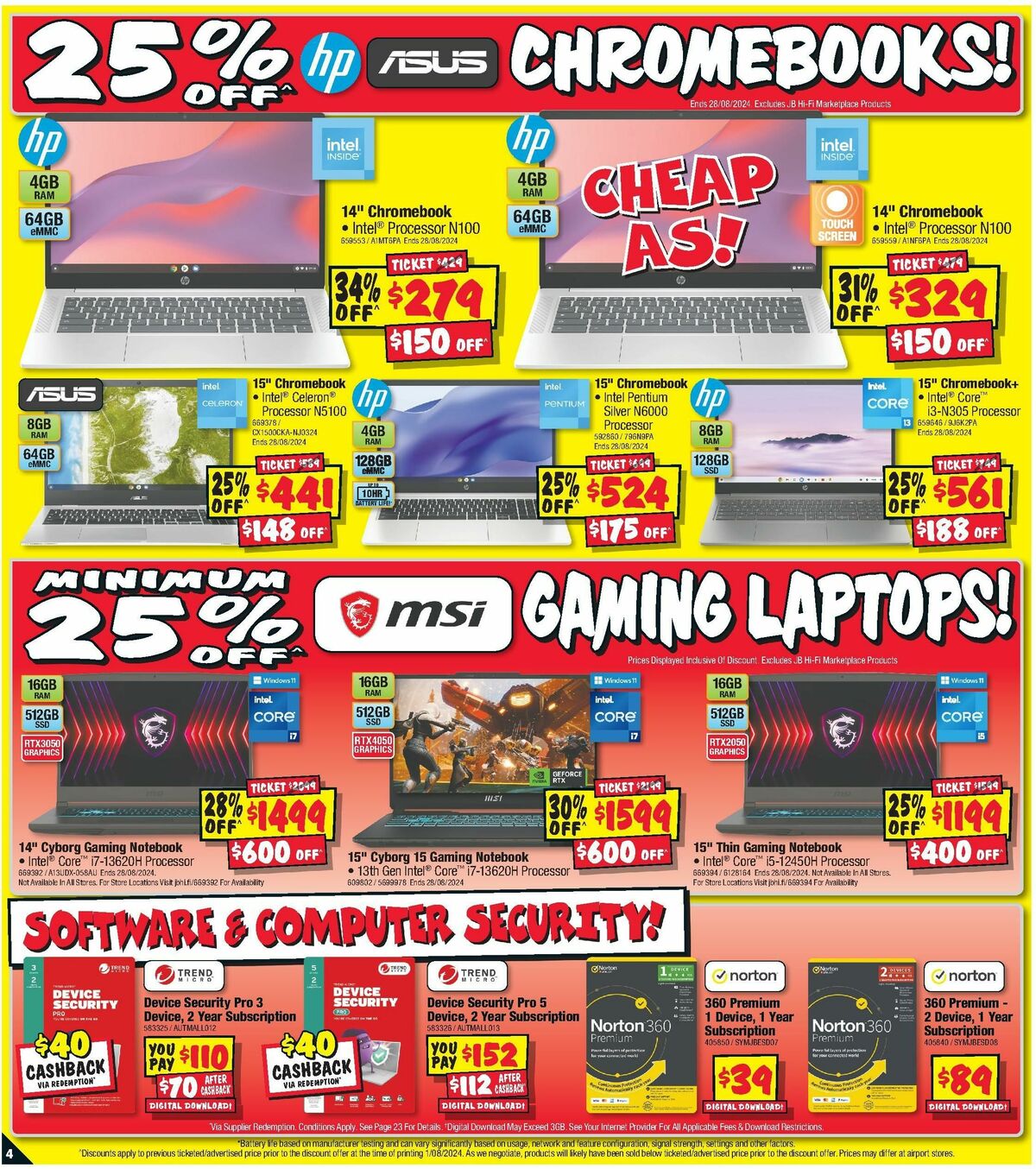 JB Hi-Fi Catalogues from 15 August