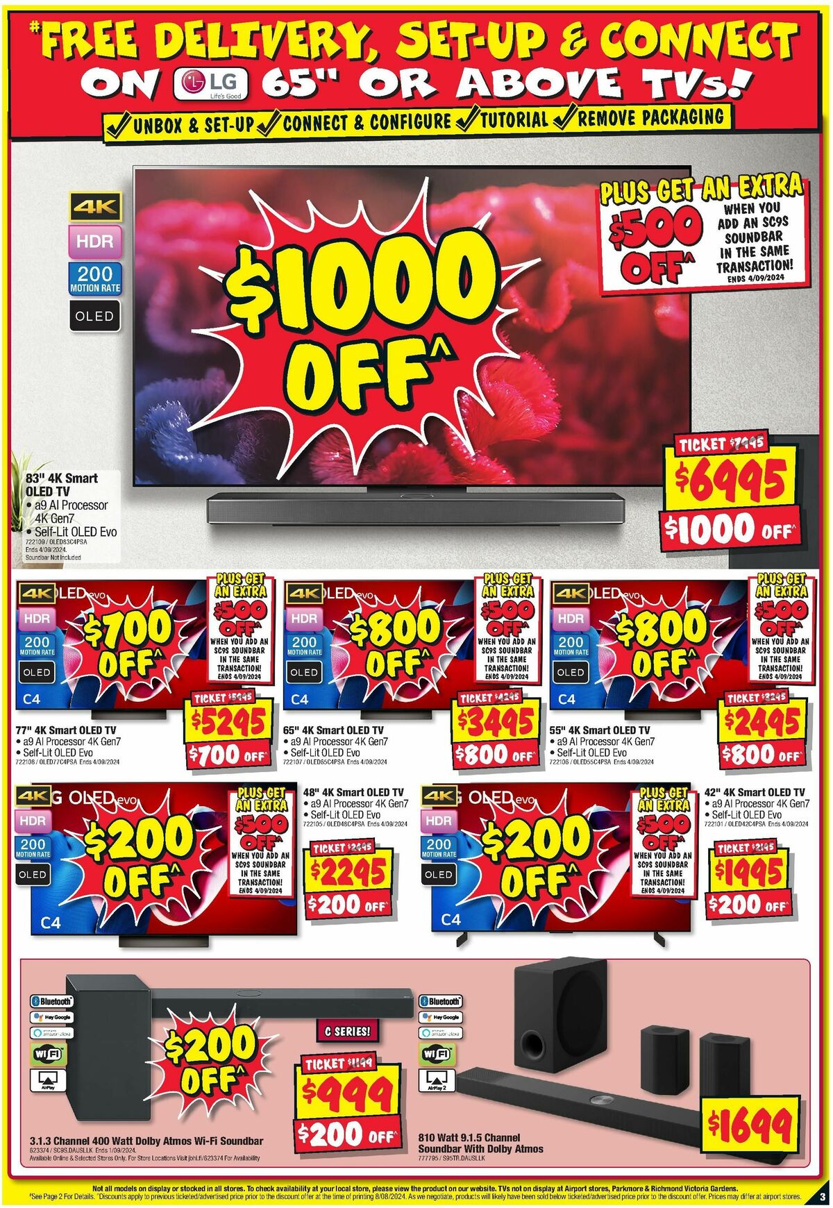 JB Hi-Fi LG Bonanza! Catalogues from 22 August