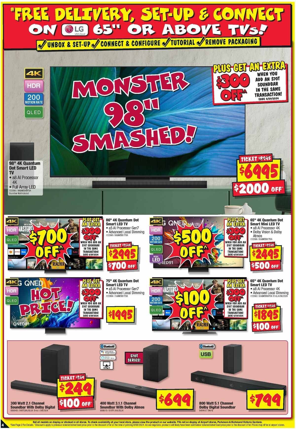 JB Hi-Fi LG Bonanza! Catalogues from 22 August