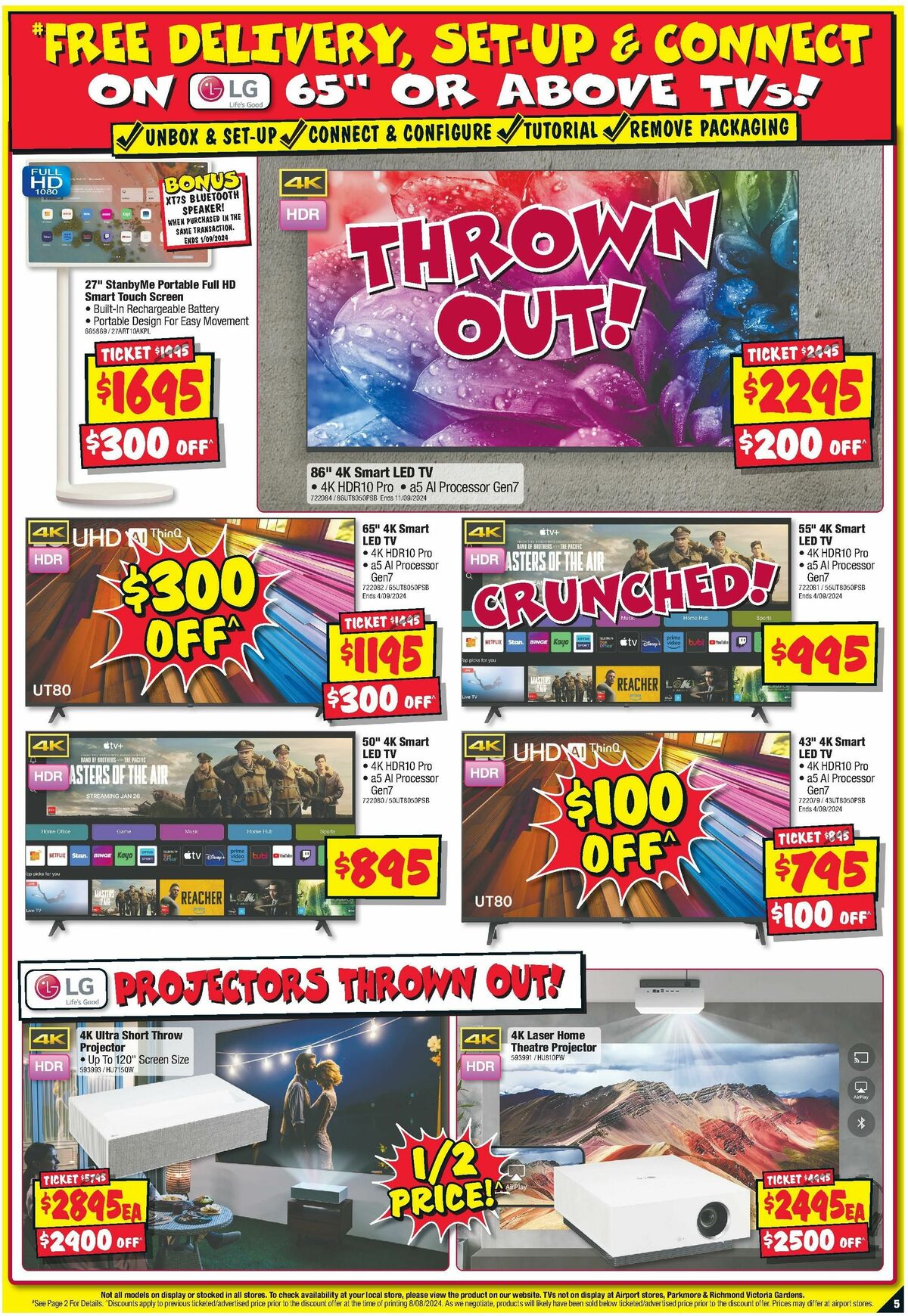 JB Hi-Fi LG Bonanza! Catalogues from 22 August