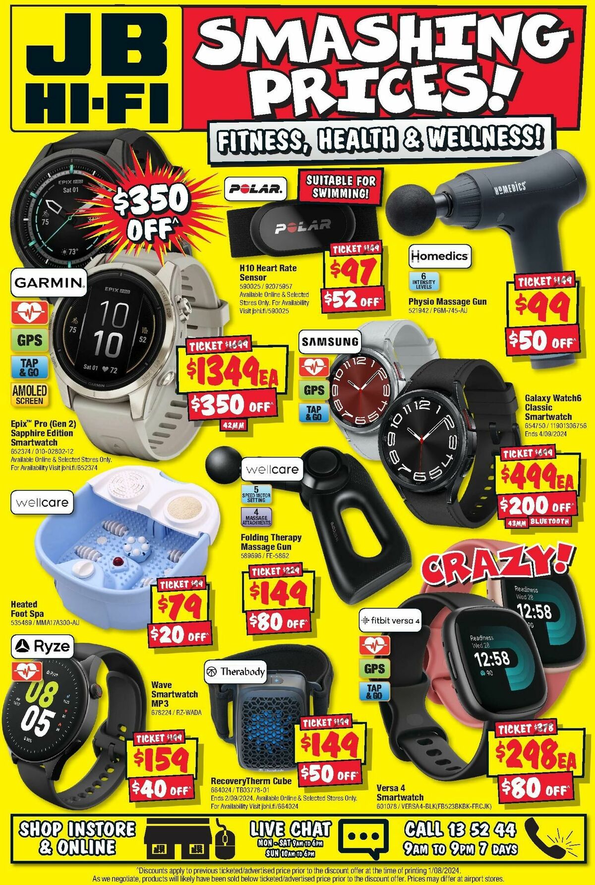 JB Hi-Fi Fitness, Health & Wellbeing Catalogues from 19 August