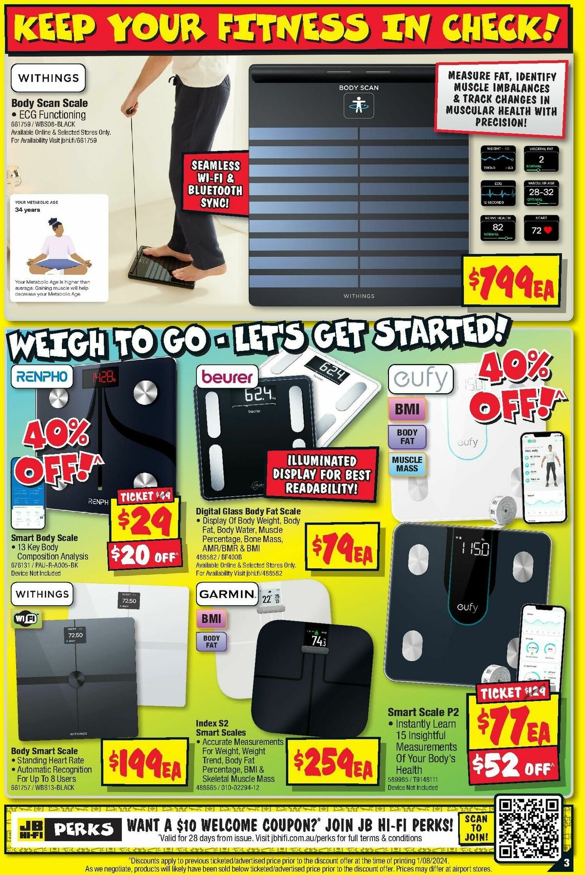 JB Hi-Fi Fitness, Health & Wellbeing Catalogues from 19 August