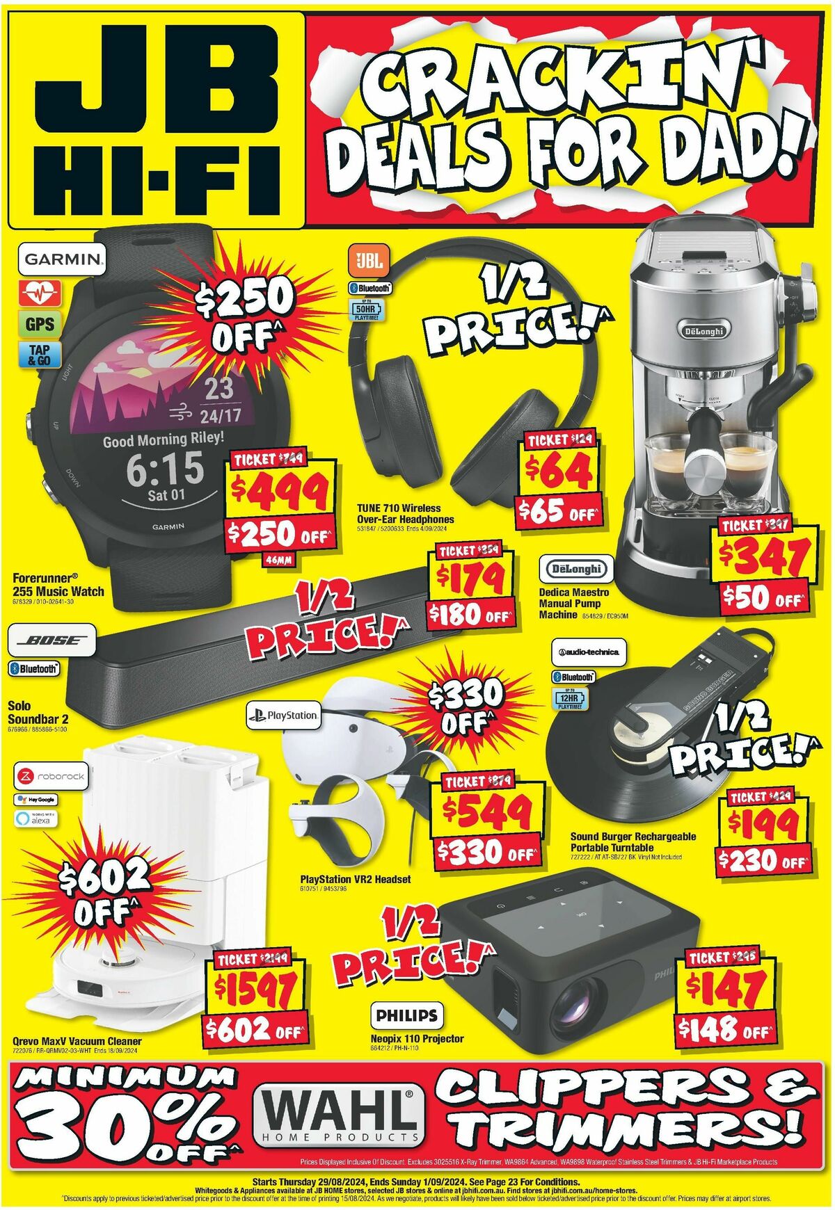 JB Hi-Fi Crackin' Deals for Dad! Catalogues from 29 August