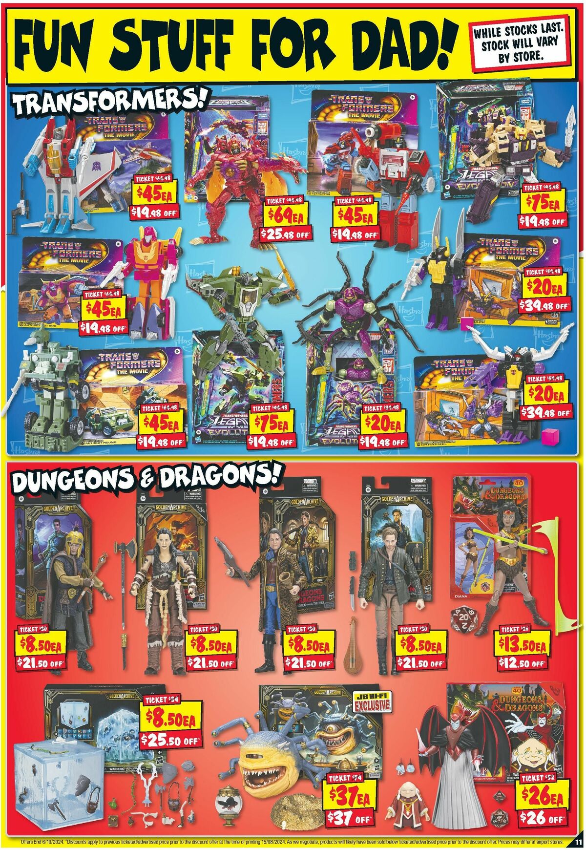 JB Hi-Fi Crackin' Deals for Dad! Catalogues from 29 August