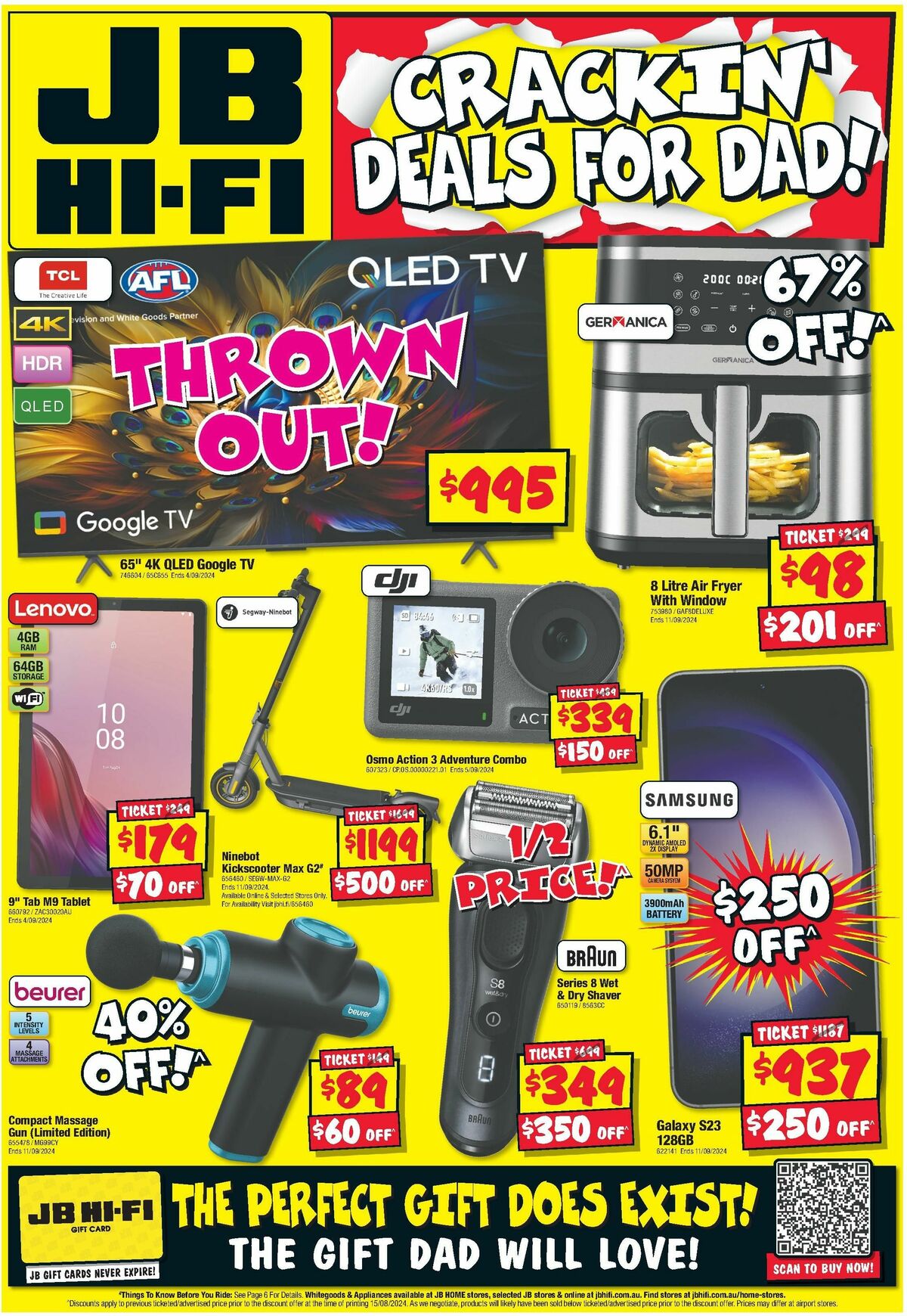 JB Hi-Fi Crackin' Deals for Dad! Catalogues from 29 August