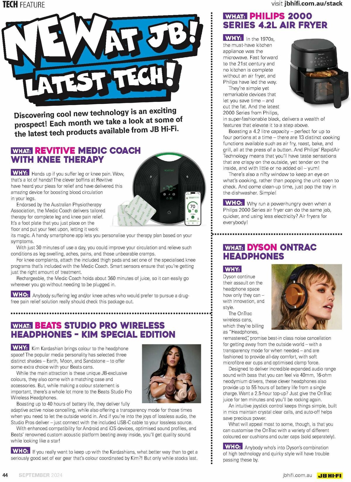 JB Hi-Fi Magazine September Catalogues from 1 September