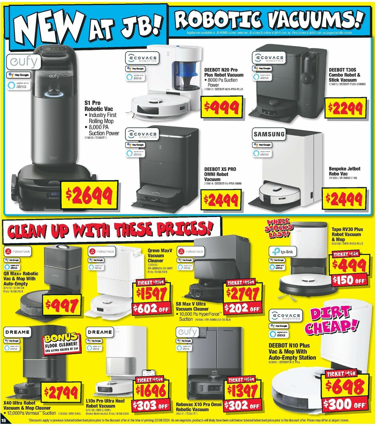 JB Hi-Fi Smashing Prices! Catalogues from 5 September