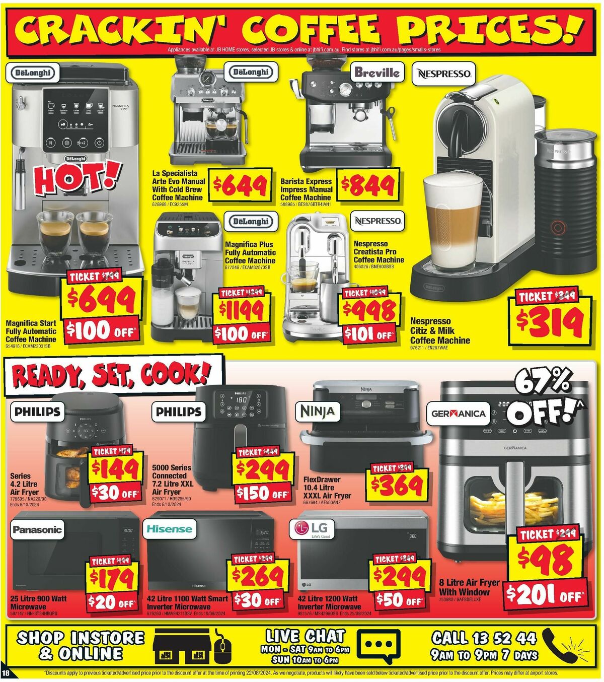 JB Hi-Fi Smashing Prices! Catalogues from 5 September