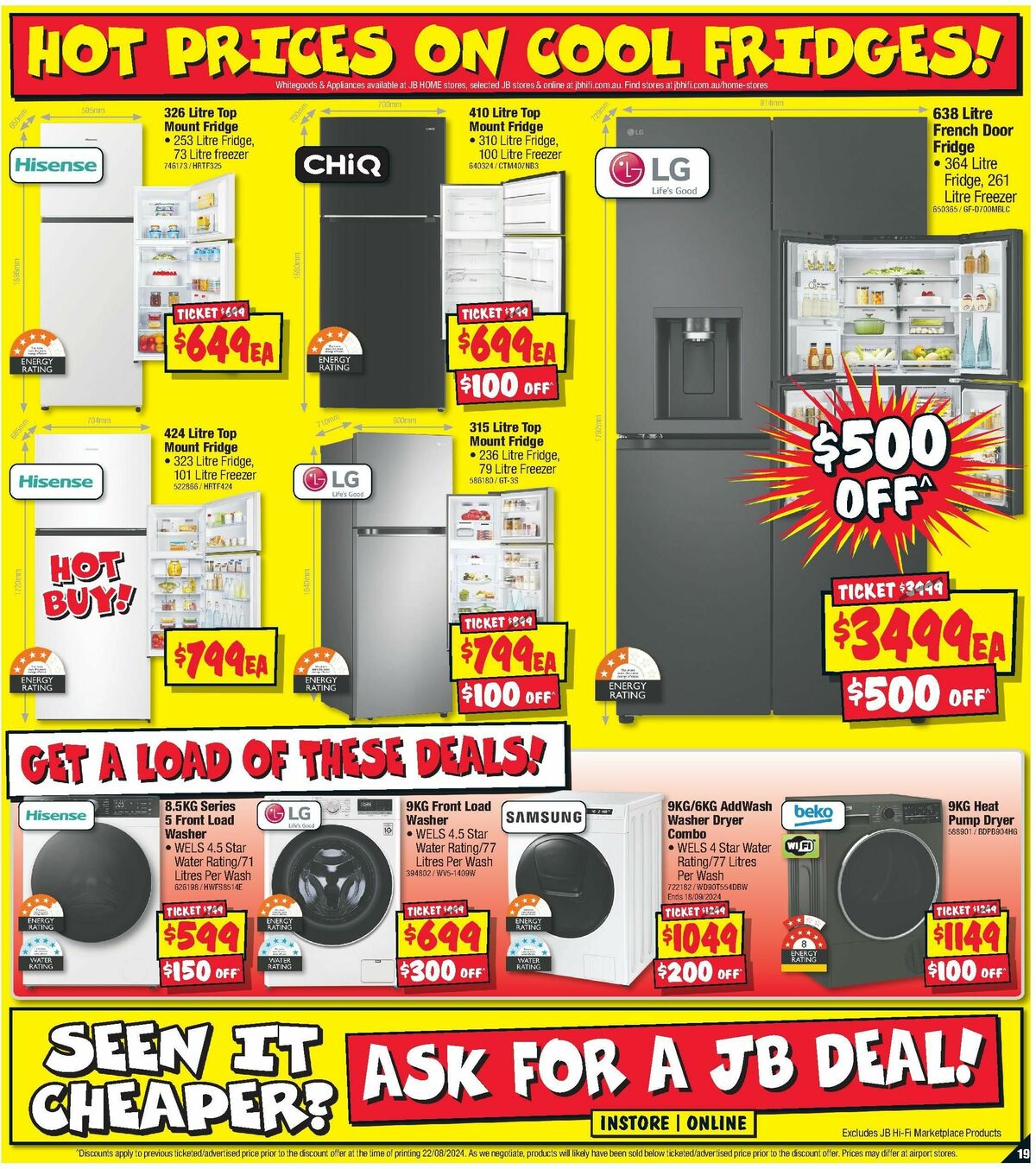 JB Hi-Fi Smashing Prices! Catalogues from 5 September