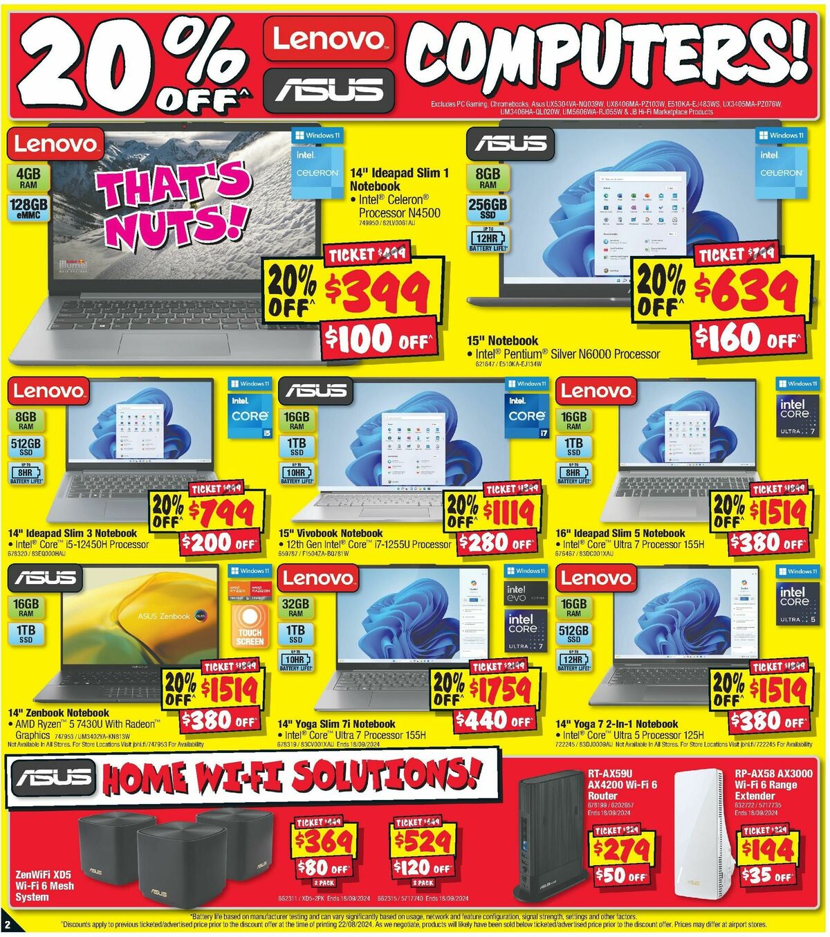 JB Hi-Fi Smashing Prices! Catalogues from 5 September