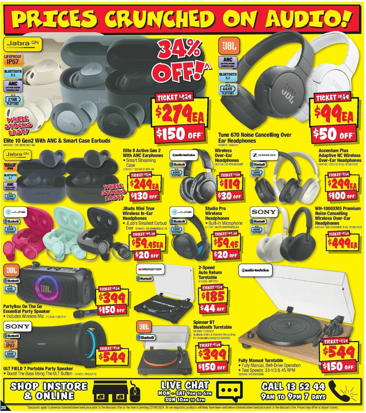 JB Hi-Fi Smashing Prices! Catalogues from 5 September