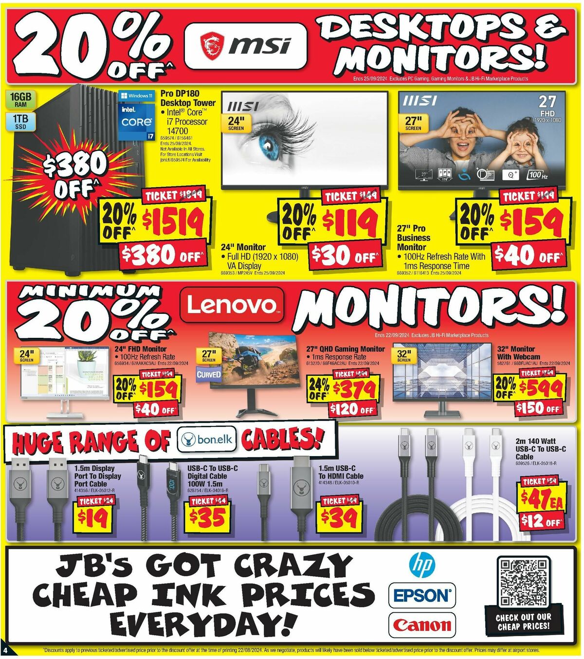 JB Hi-Fi Smashing Prices! Catalogues from 5 September