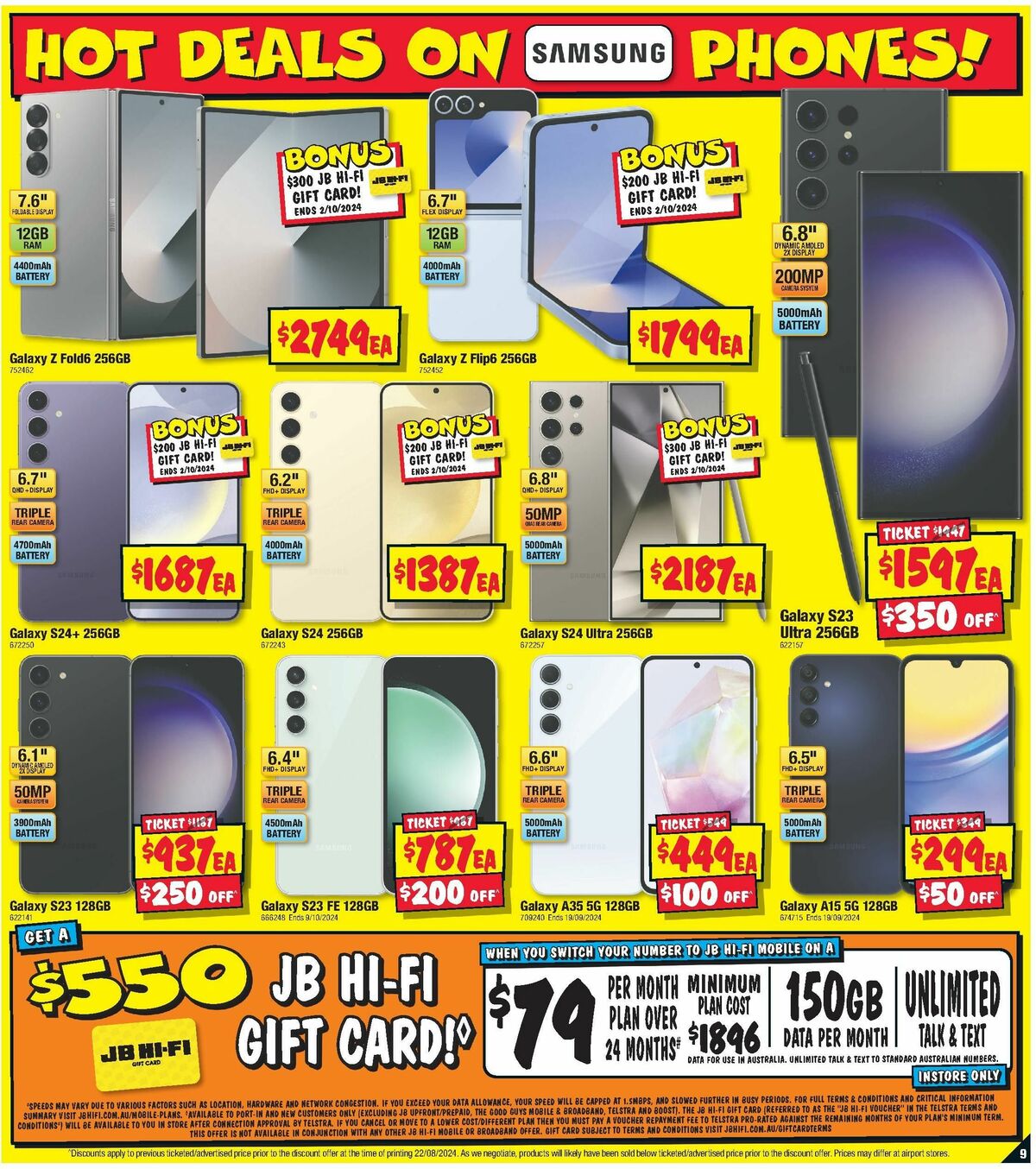 JB Hi-Fi Smashing Prices! Catalogues from 5 September