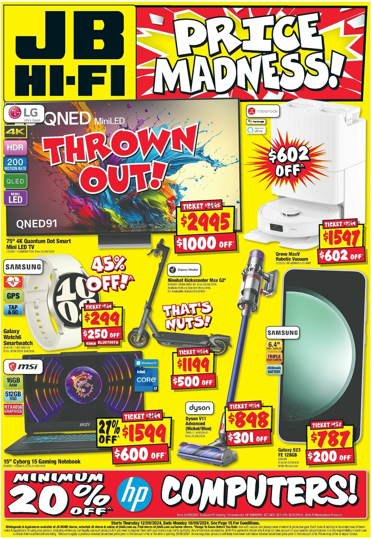 JB Hi-Fi Catalogues from 12 September