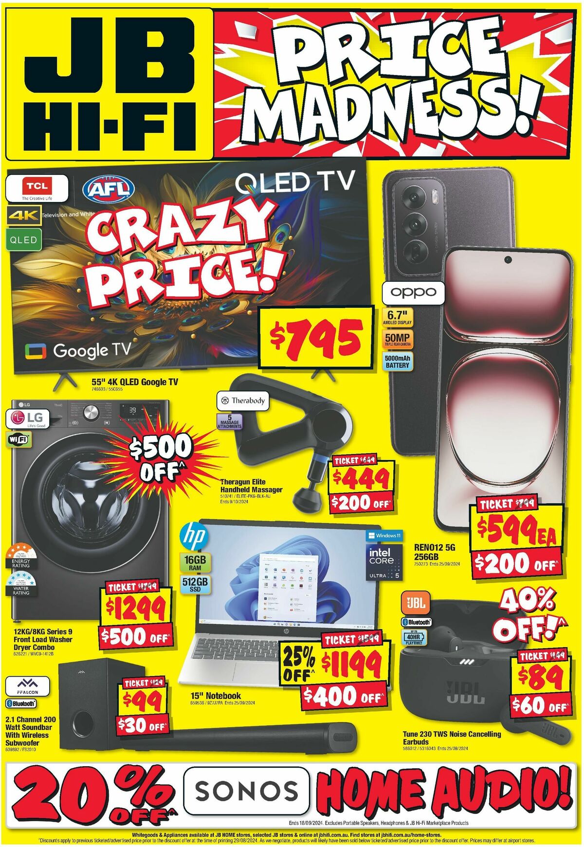 JB Hi-Fi Catalogues from 12 September