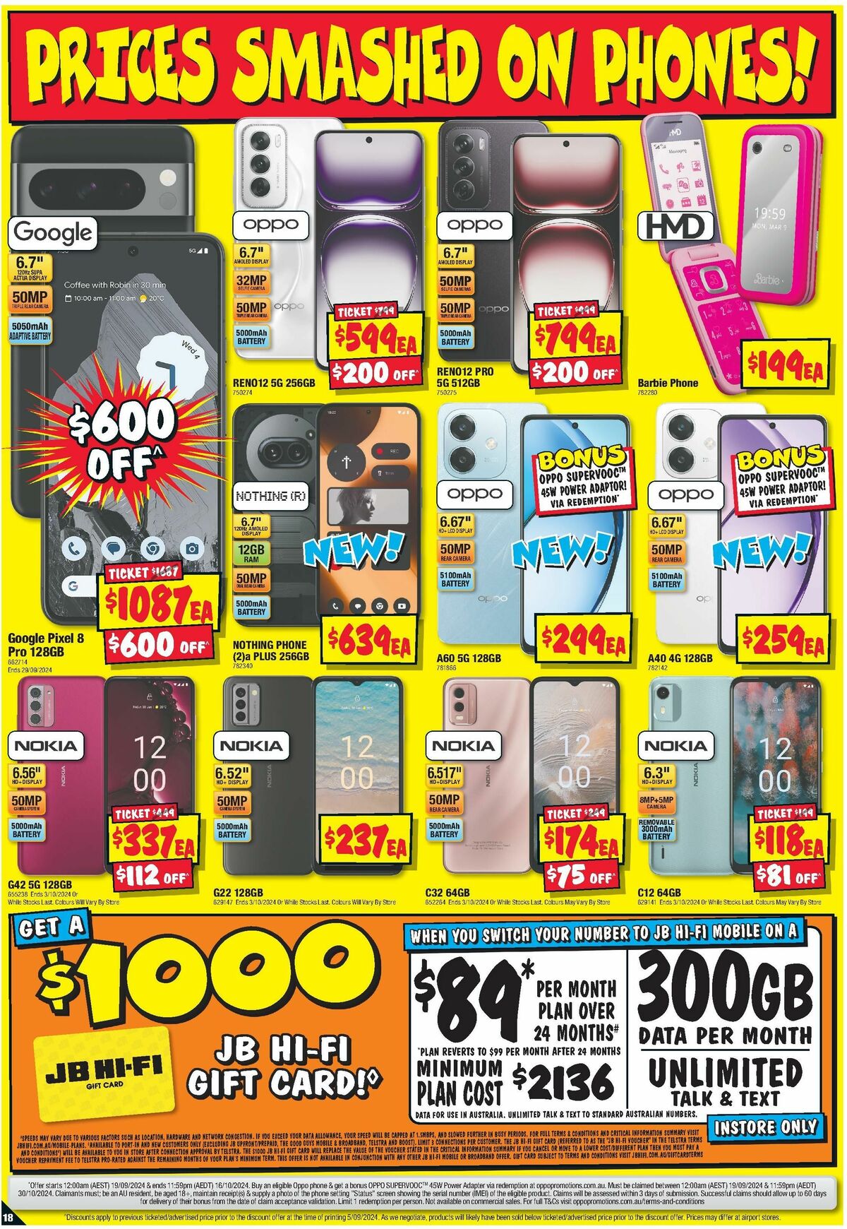 JB Hi-Fi Footy Finals Frenzy Catalogues from 19 September