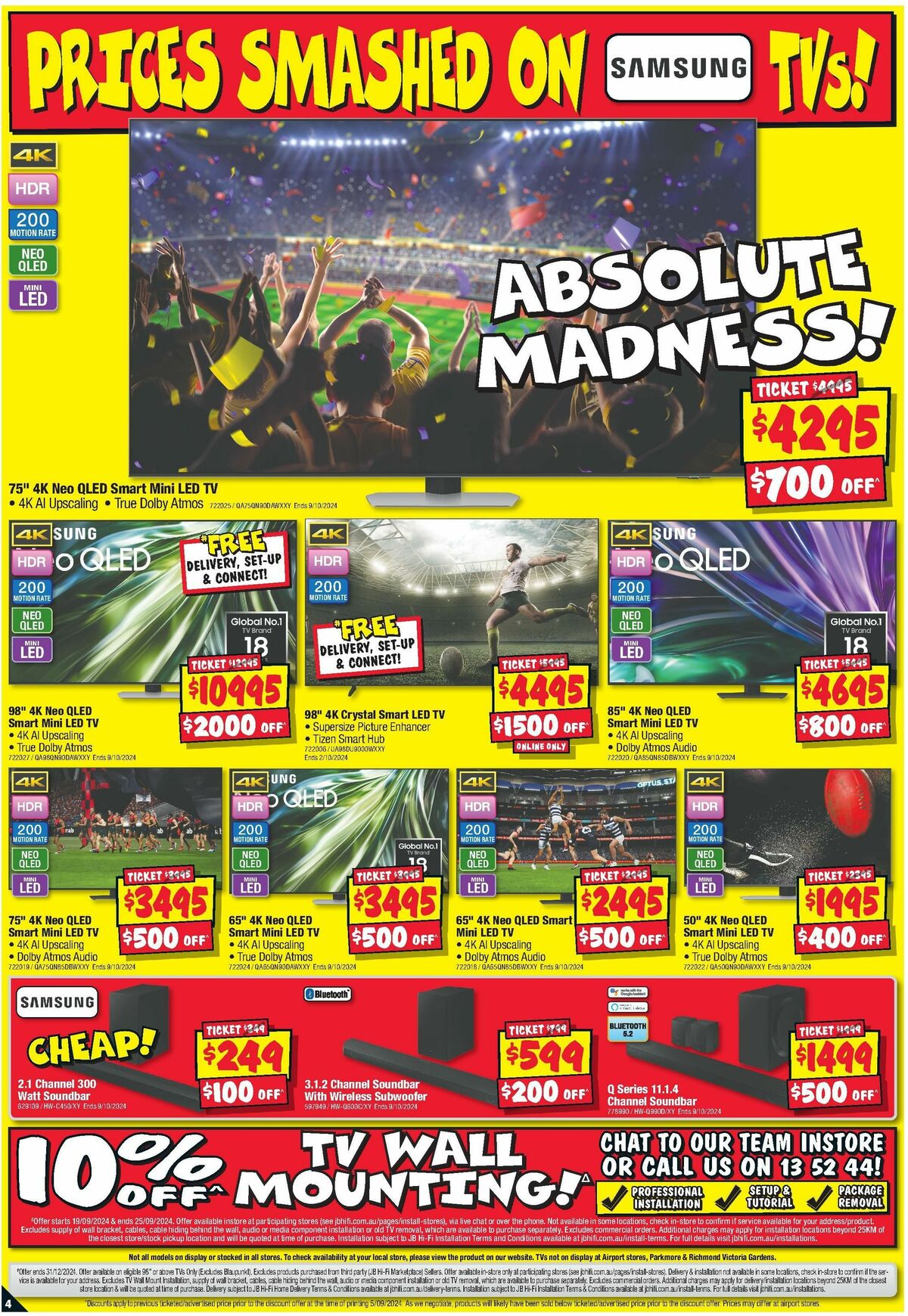 JB Hi-Fi Footy Finals Frenzy Catalogues from 19 September