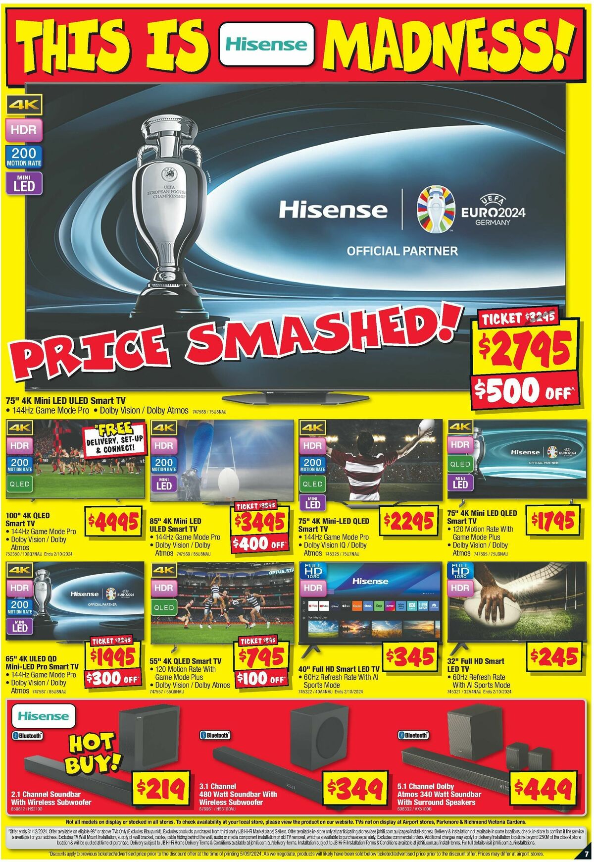 JB Hi-Fi Footy Finals Frenzy Catalogues from 19 September