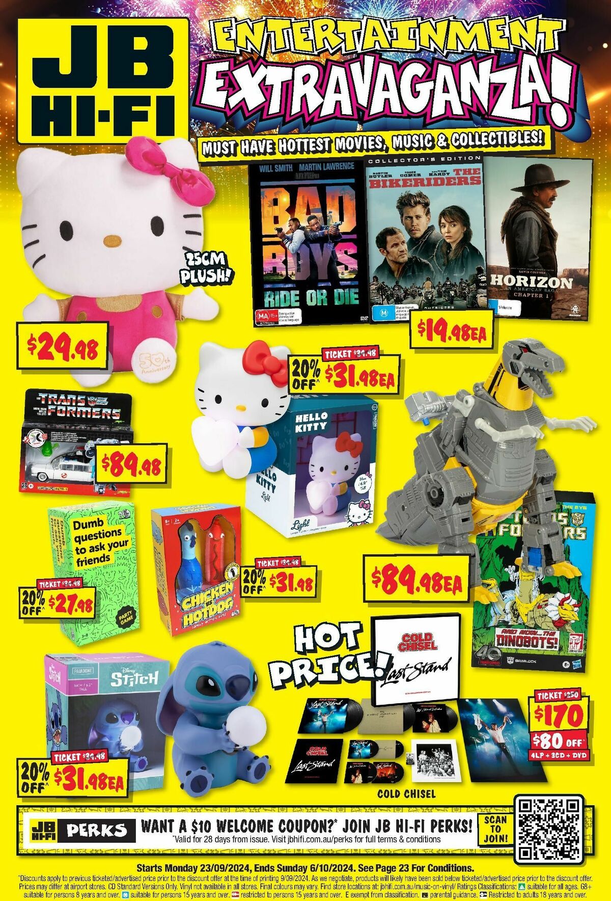 JB Hi-Fi Entertainment Extravaganza Catalogues from 23 September