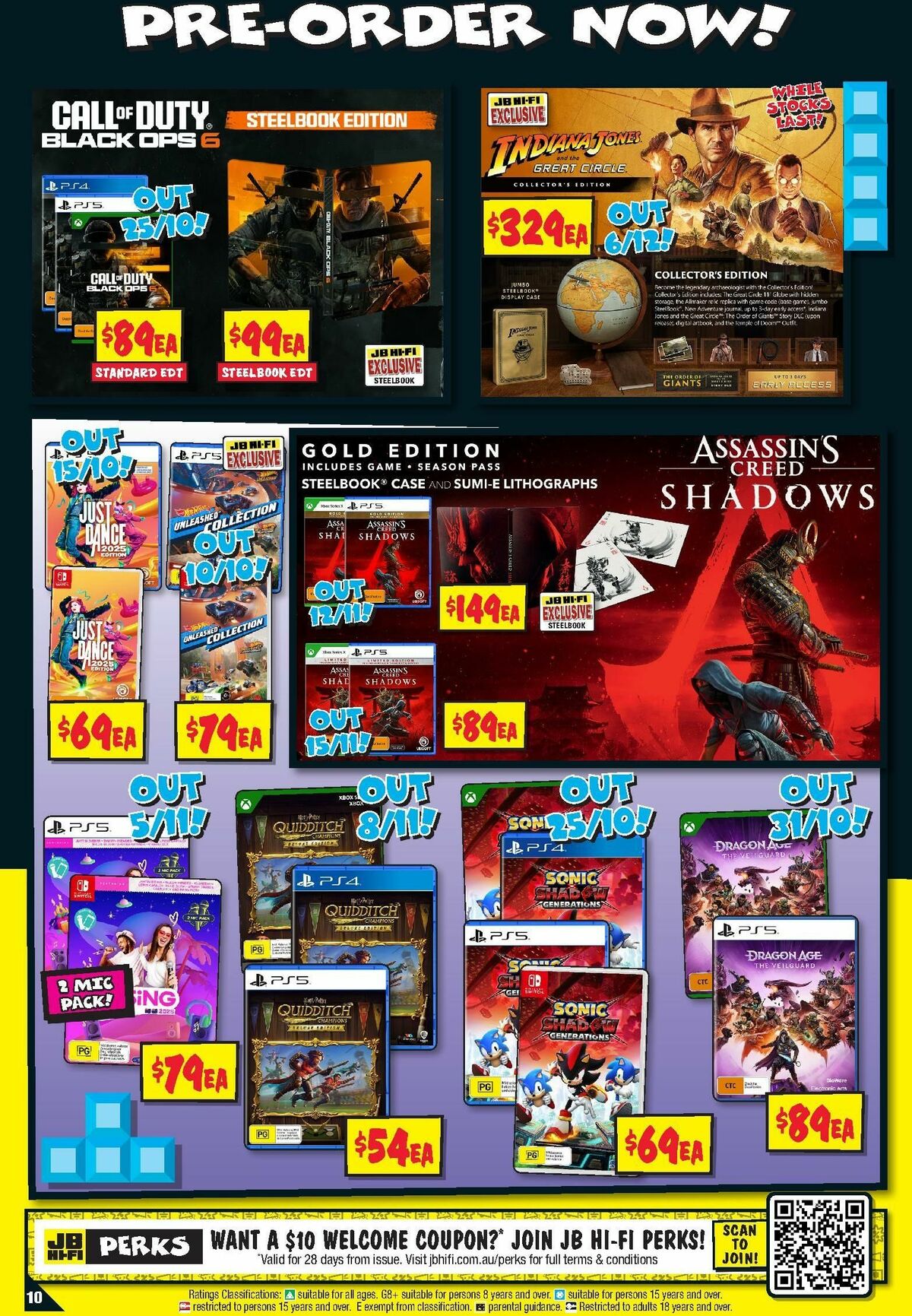 JB Hi-Fi Mega Gaming Sale Catalogues from 26 September