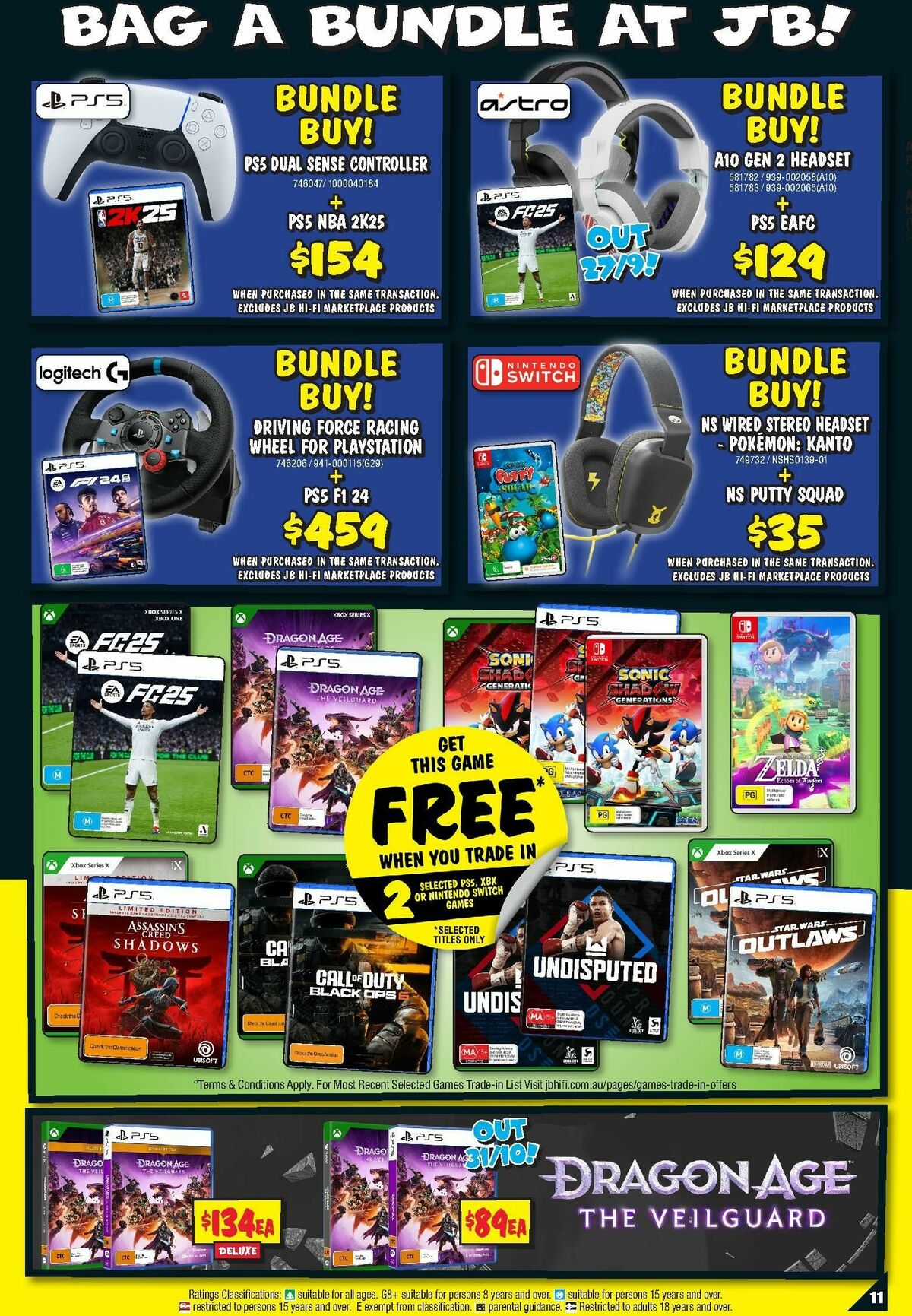 JB Hi-Fi Mega Gaming Sale Catalogues from 26 September