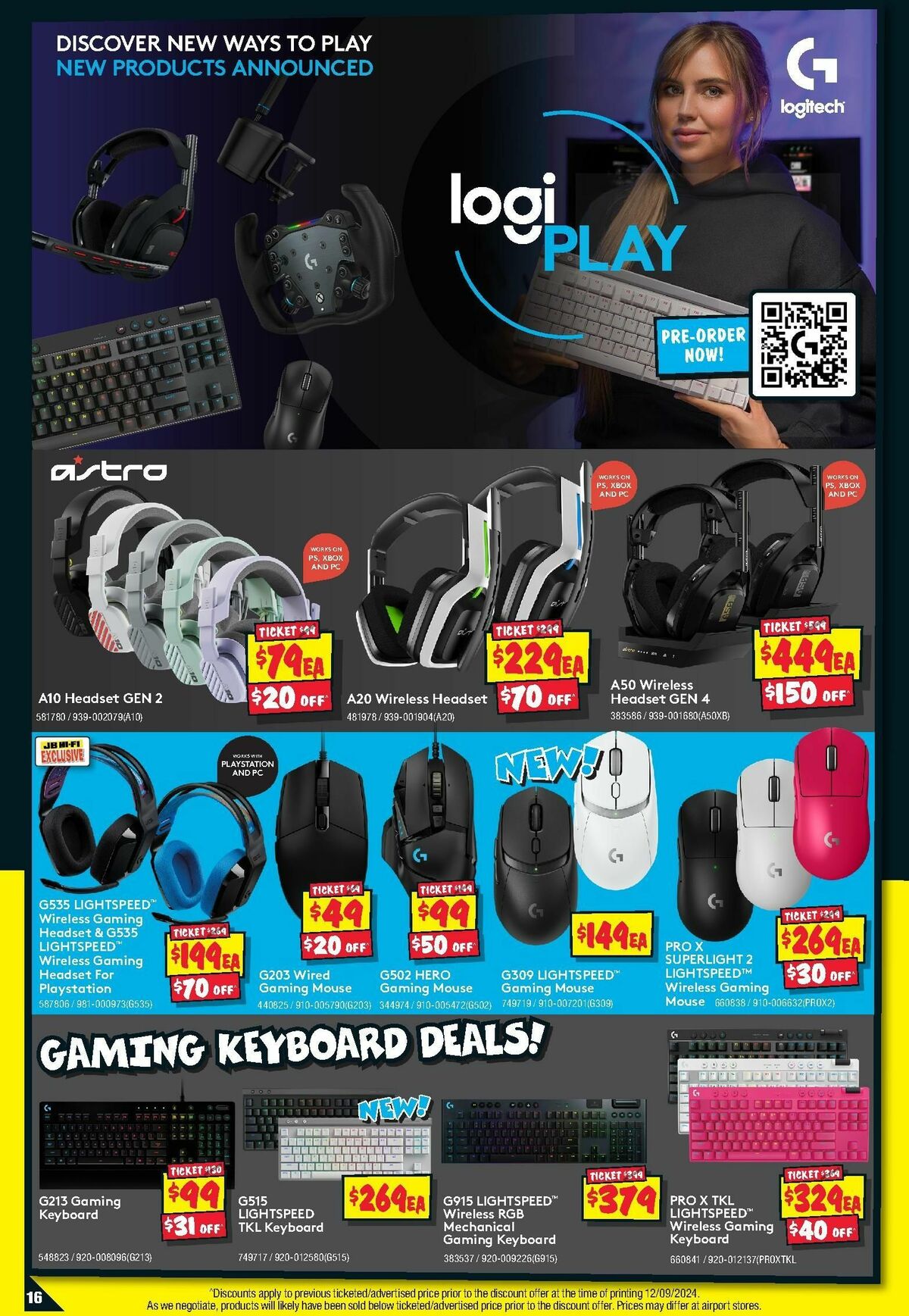 JB Hi-Fi Mega Gaming Sale Catalogues from 26 September